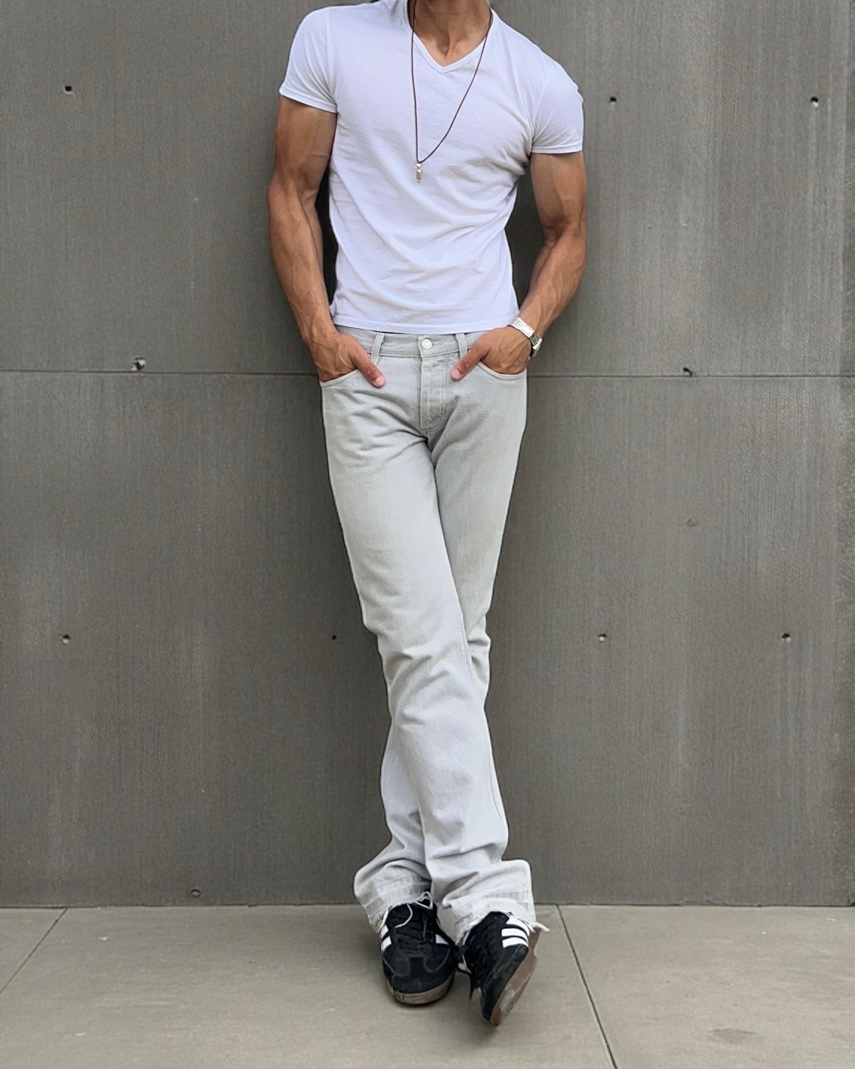 Helmut Lang 2003 Low Waist Bootcut 'Classic Coloured Denim' Jeans - Size 30