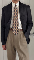 Giorgio Armani Black Label 2010 Denim Linen 2B Jacket  - Size L