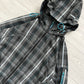 Salomon 00s Clima Pro Waterproof Softshell Grid Pattern Tech Jacket - Size S