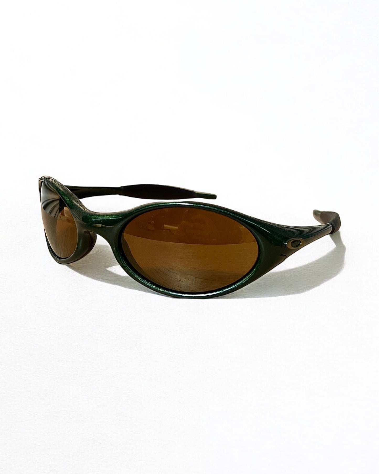 Oakley 1994 Eye Jacket Sunglasses in Moss Green/Gold Iridium