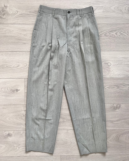 Comme Des Garcons Homme AD1991 Wool Pleated Trousers - Size 32