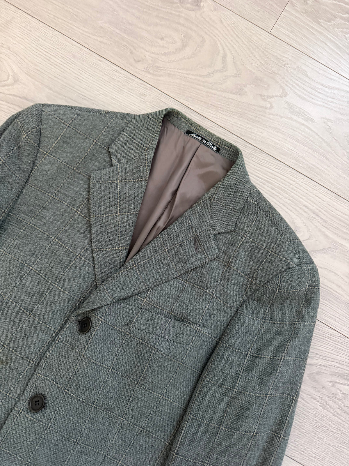Giorgio Armani 1980s 3B Wool Textured Sport Jacket Blazer - Size M