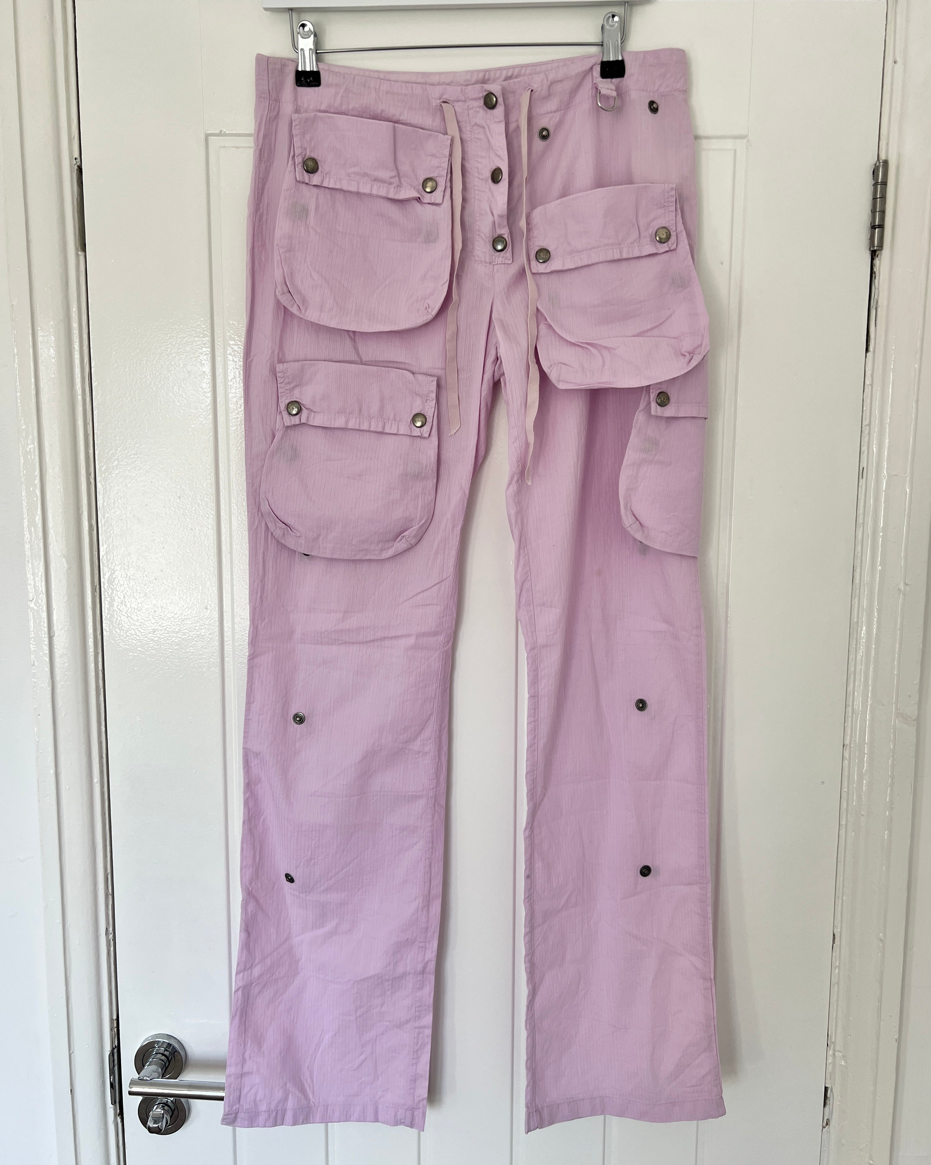 Maison Martin Margiela SS2006 Adjustable Snap Cargo Pocket Pants - Size 32