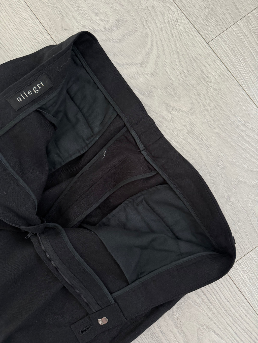 Allegri Armani 1990s Cotton Linen Pants - Size 33" Waist