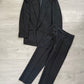 Giorgio Armani 1990s Double-Breasted Pleated Wool Suit - Size M Jacket / 32" Waist
