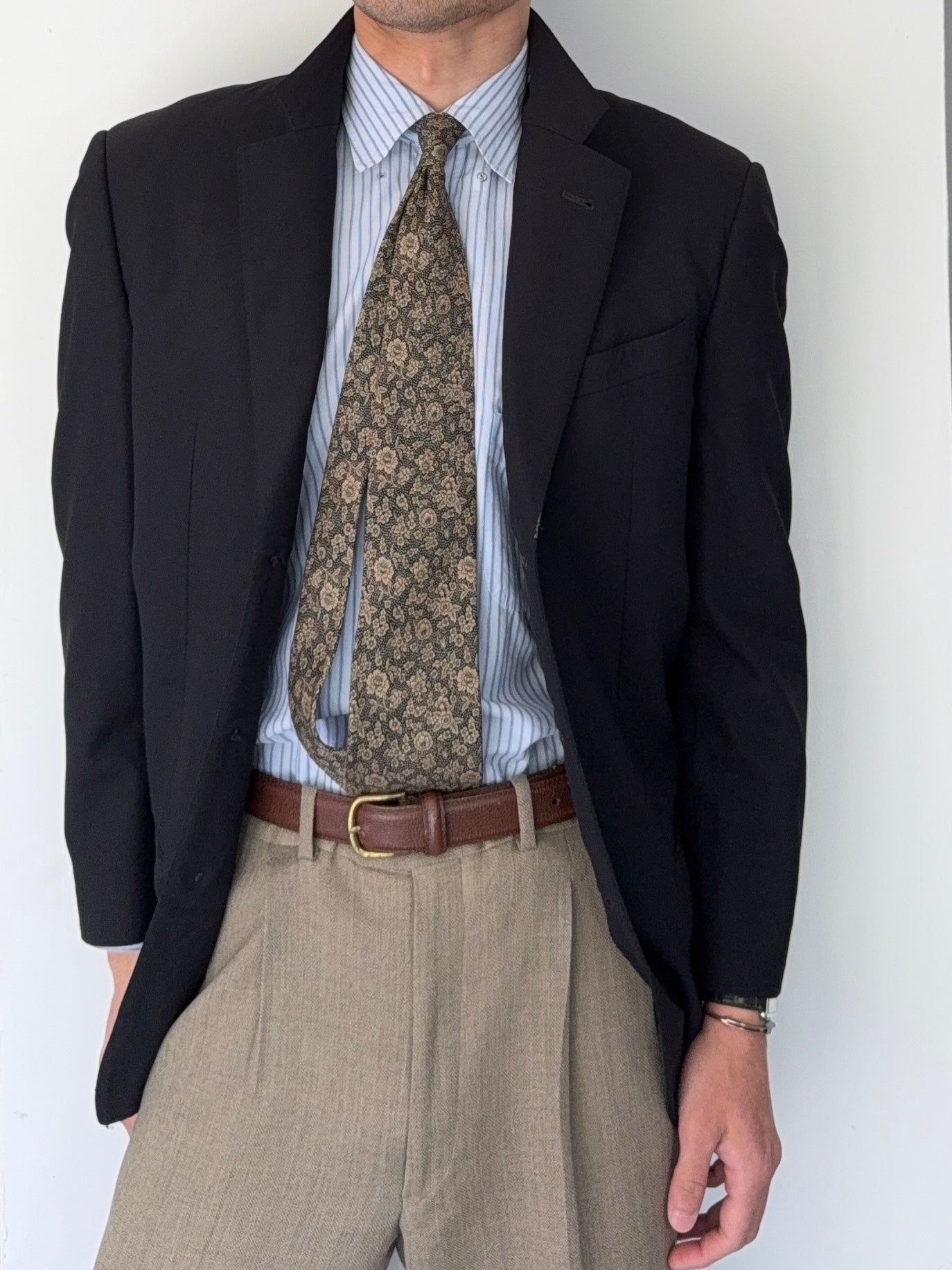 Armani 1990s Black Wool Sports Blazer Jacket - Size S – NDWC0 Shop