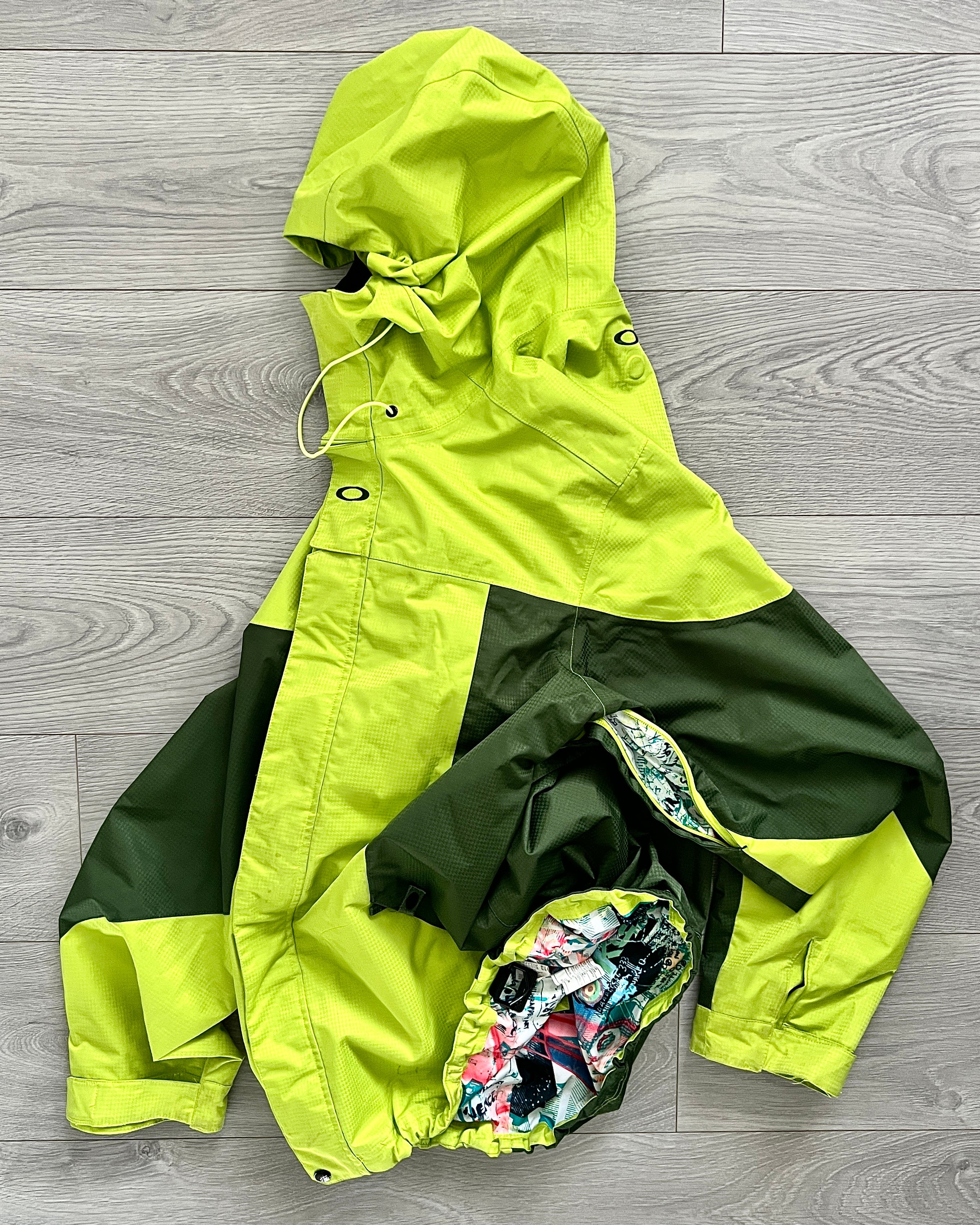 Oakley FW2010 Fleece Mapped Thinsulate Waterproof Tech Jacket - Size L