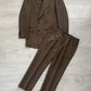 Prada FW2005 Runway Double-Breasted Mohair Wool Suit - Size L Jacket / 34" Waist