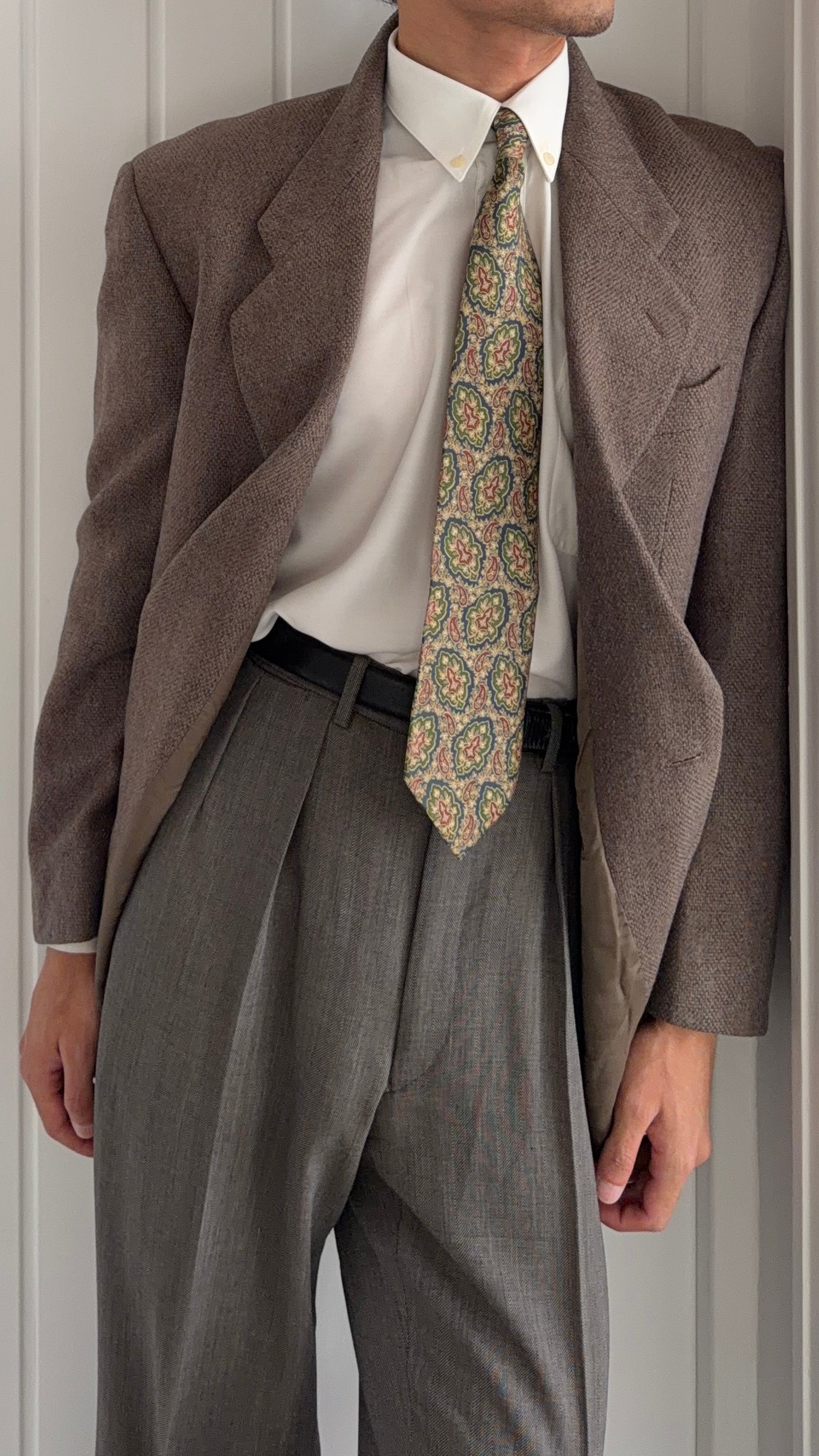 Giorgio Armani Mainline 1980s 2B Cashmere Wool Sport Jacket Blazer - Size M
