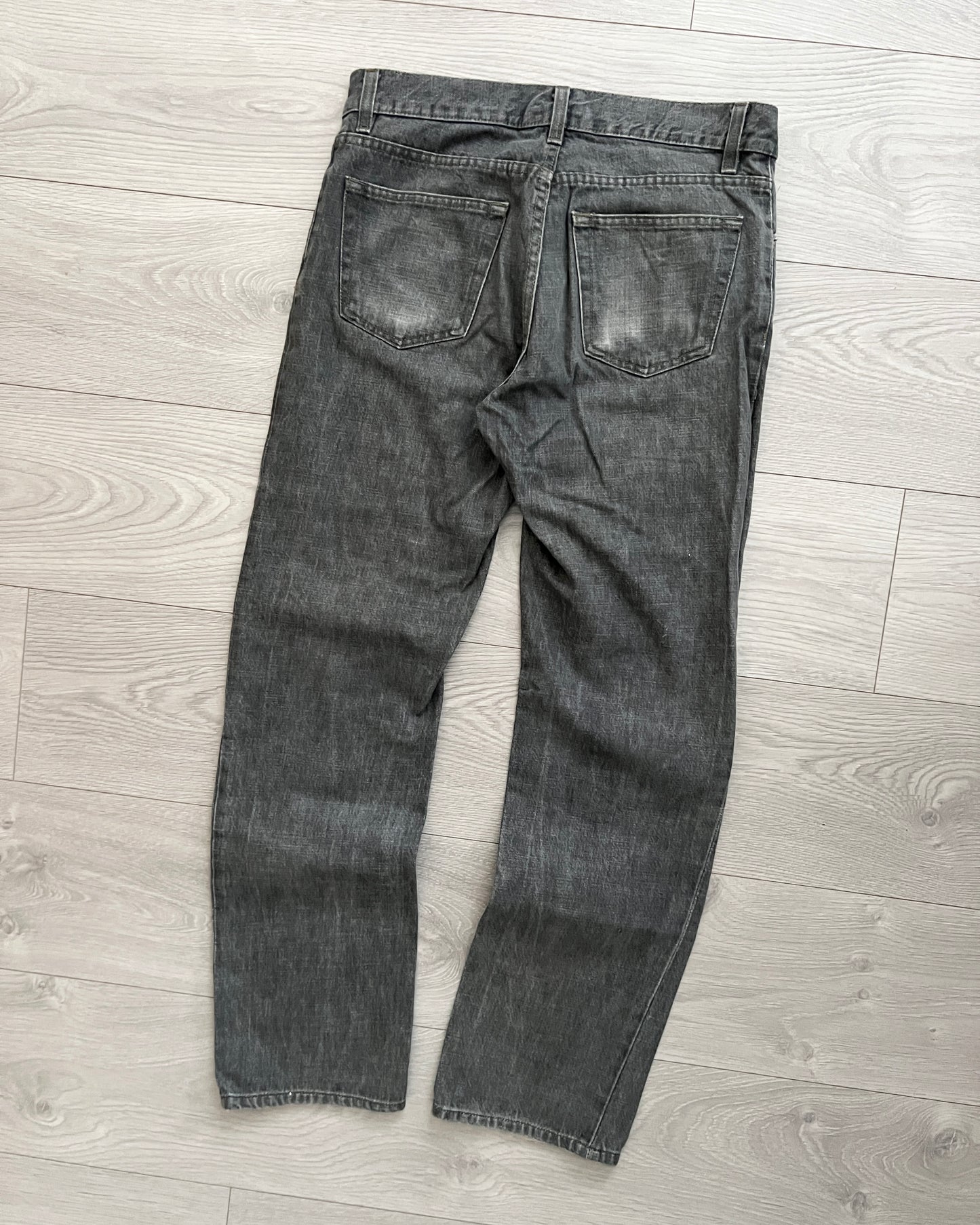 Helmut Lang 1999 Classic Cut Grey Classic 5-Pocket Denim - Size 30