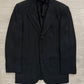 Giorgio Armani 1990s Black Pleated Wool Suit - Size L Jacket / 36" Waist