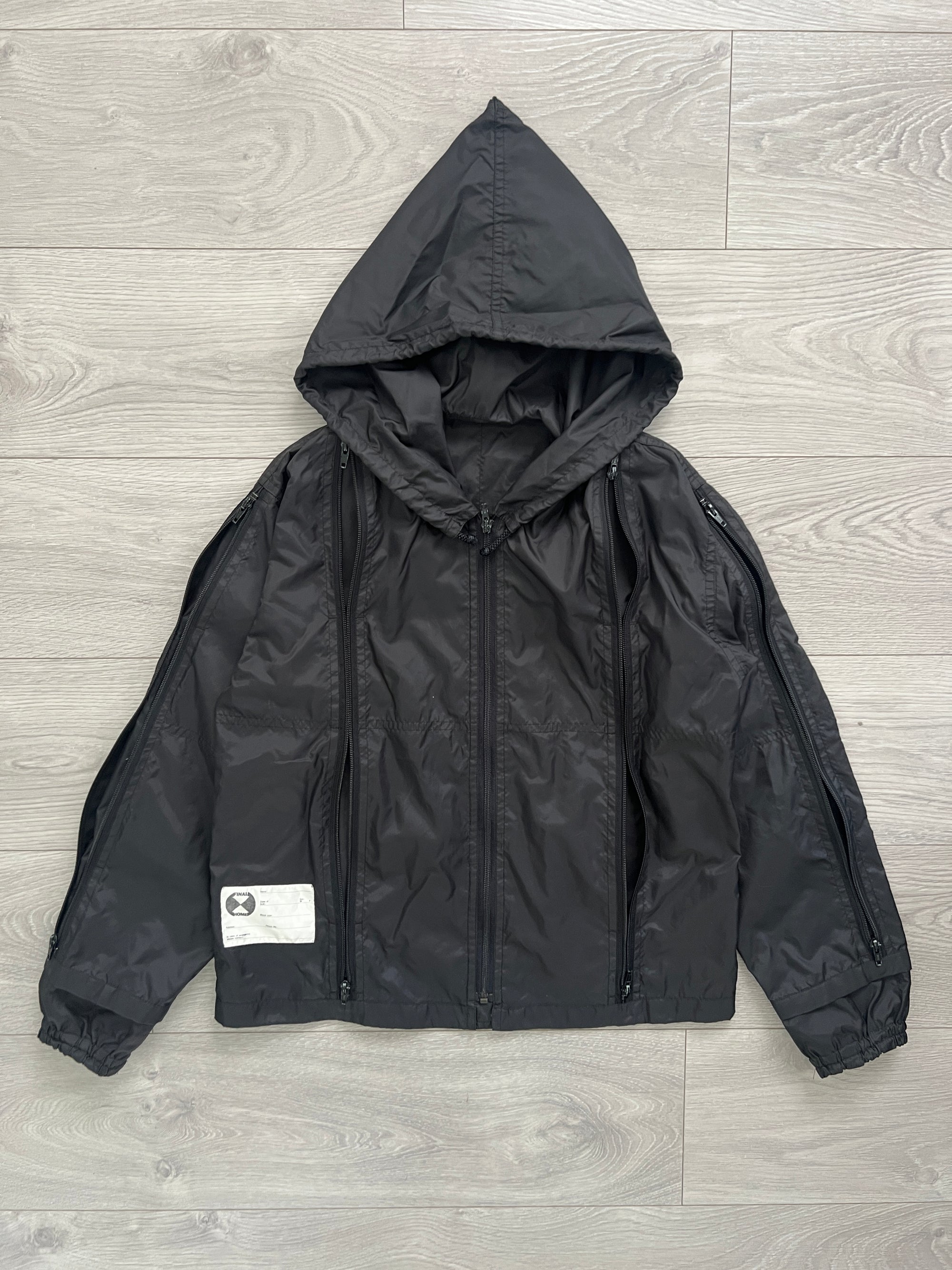 Final Home 1990s Mulit-Pocket Nylon Survival Jacket - Size S