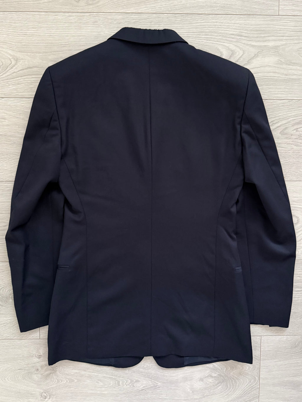 Emporio Armani 2002 3B Super 140's Wool Navy Blue Suit - Size S Jacket / 28" Waist