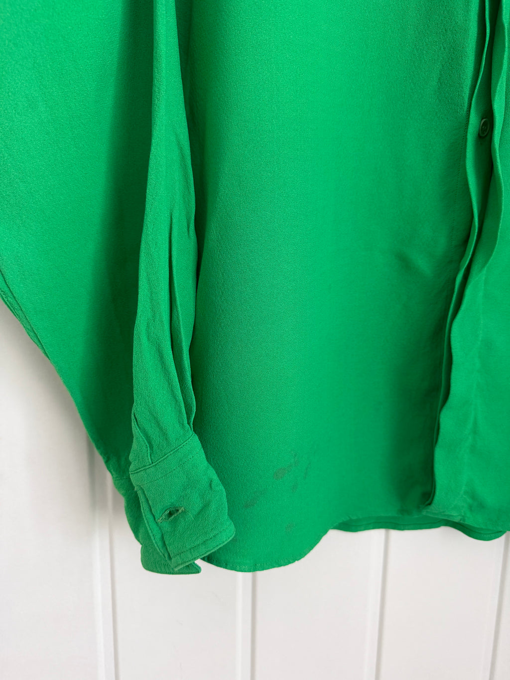 Versace 1990s Relaxed Silk Shirt - Size S