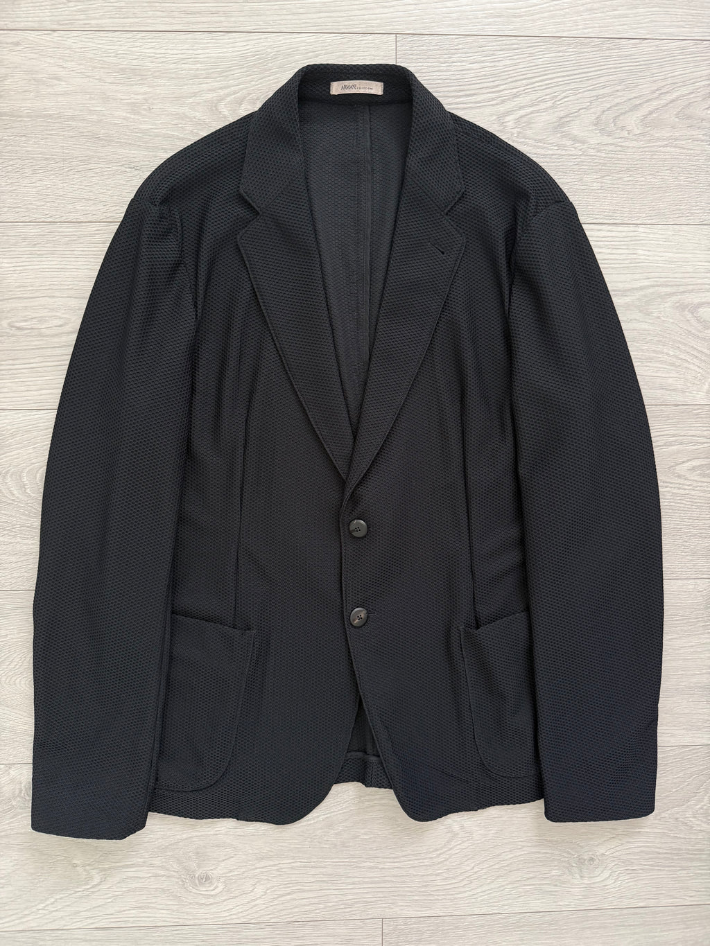 Armani 2000s 2B Mesh Tailored Sports Jacket Blazer - Size L