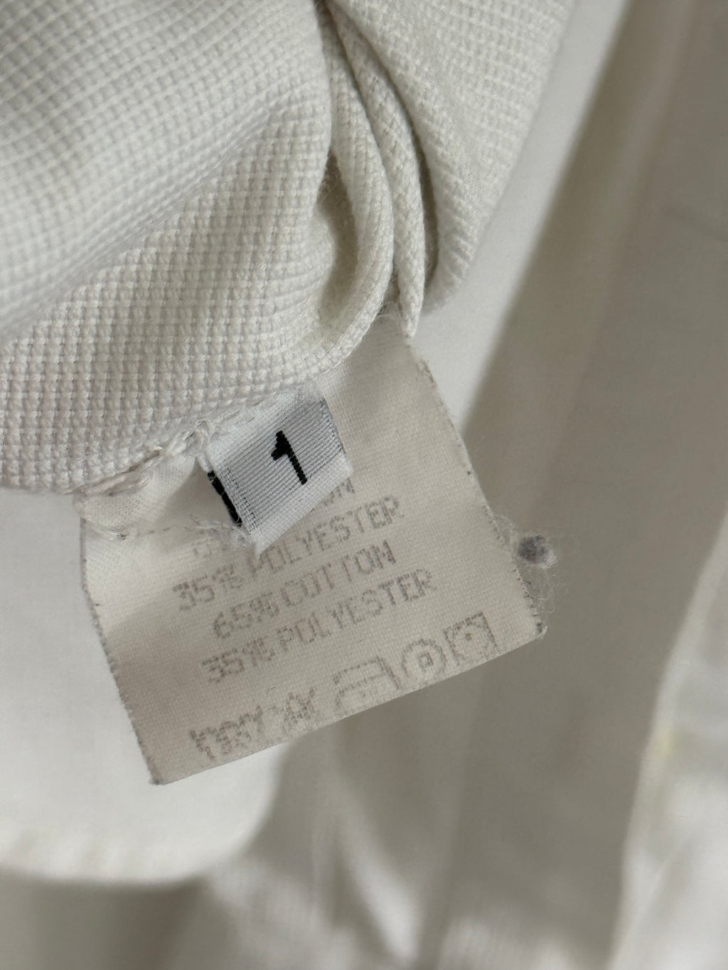 Maison Martin Margiela AW2004 Artisanal Line (0)(10) Ink Splatter Split Shirt - Size S