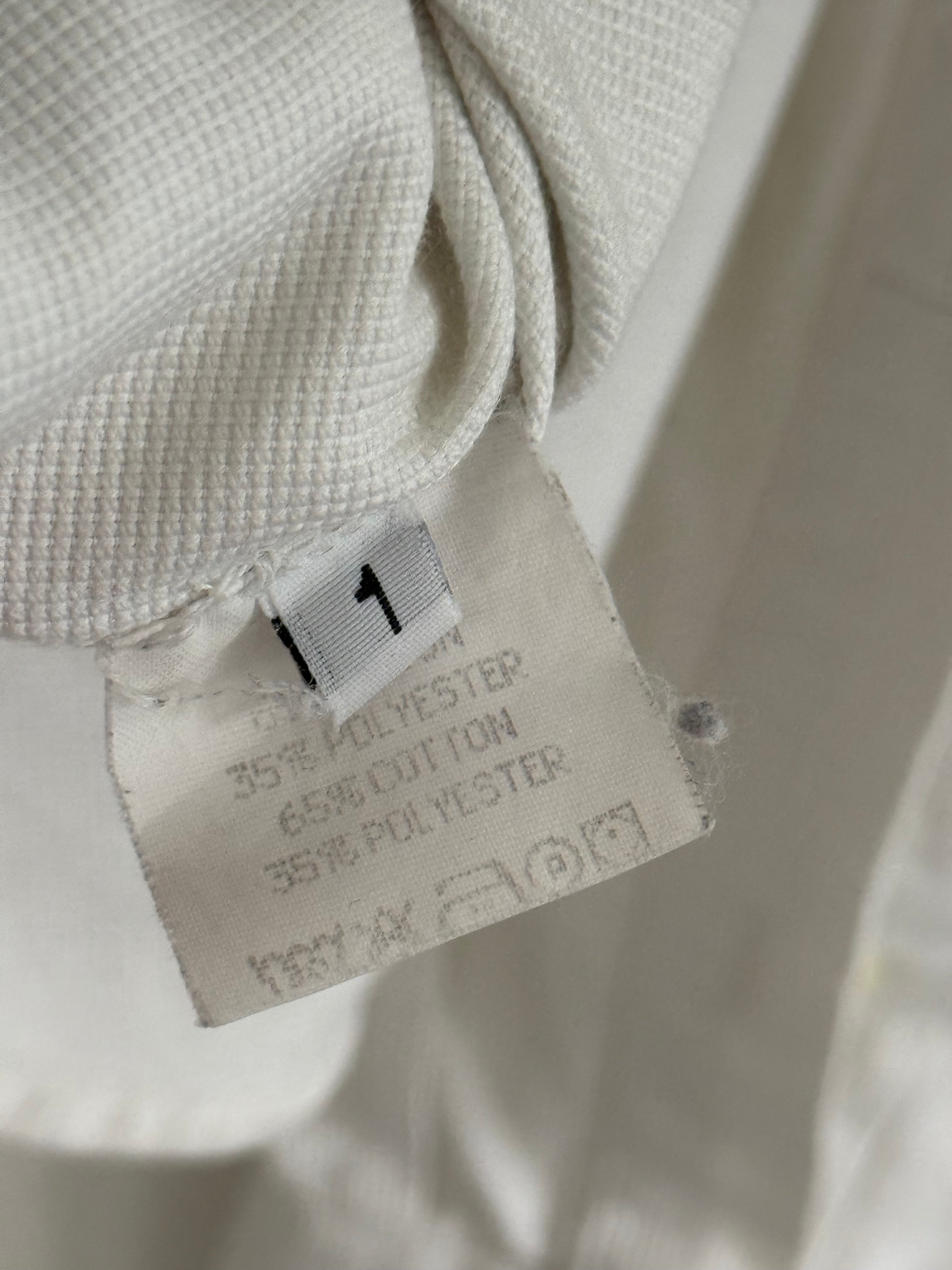 Maison Martin Margiela AW2004 Artisanal Line (0)(10) Ink Splatter Split Shirt - Size S
