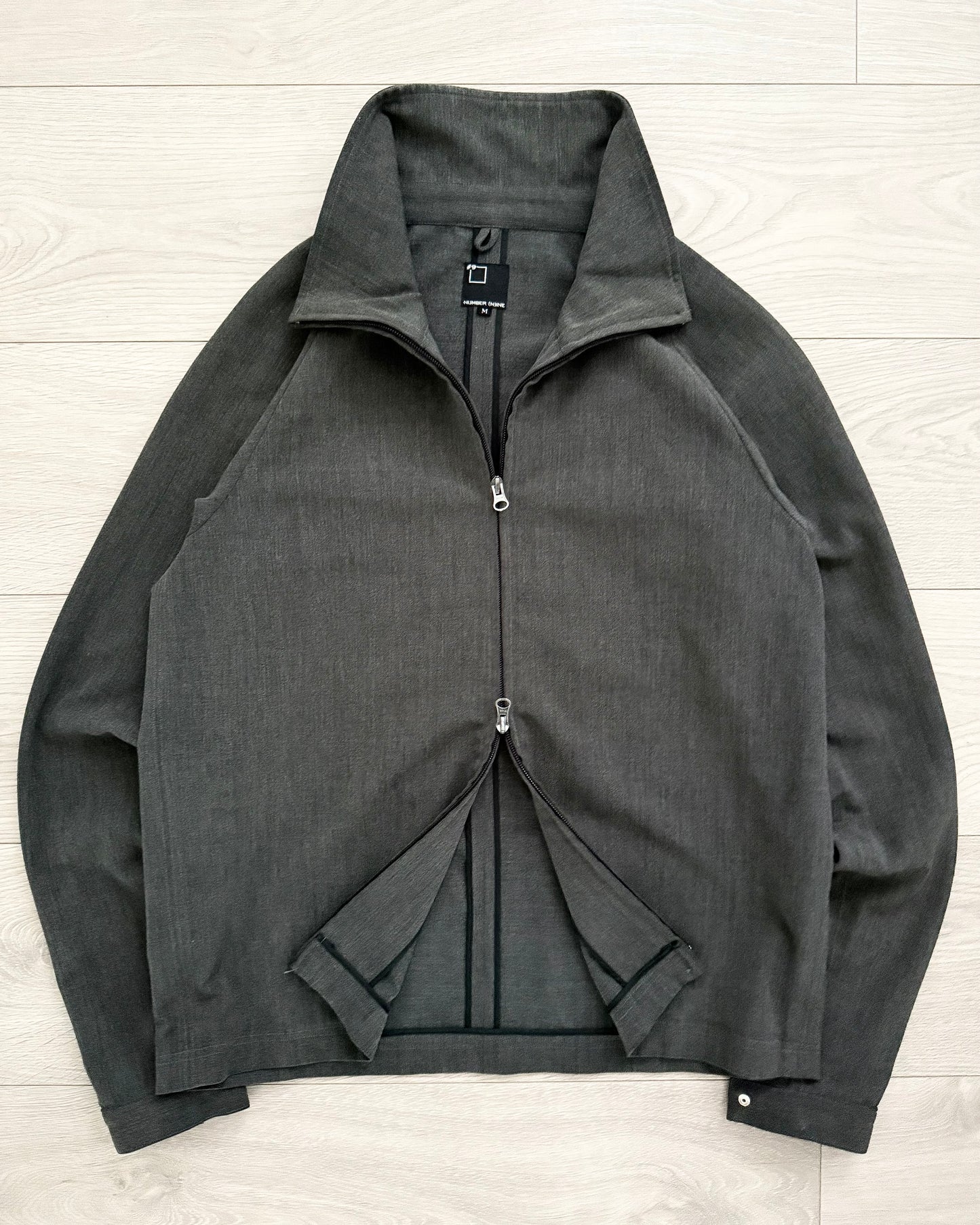 Number (N)ine 2006 High Neck Dual Zip Jacket - Size M