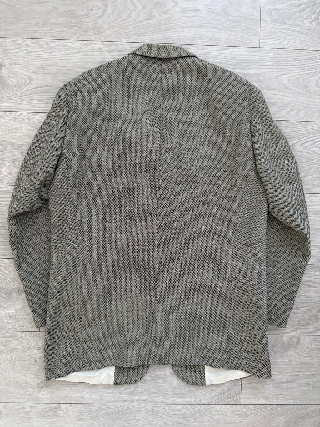 Hugo Boss 1990s 3B 'Mars' Textured Wool Sport Jacket Blazer - Size XXL