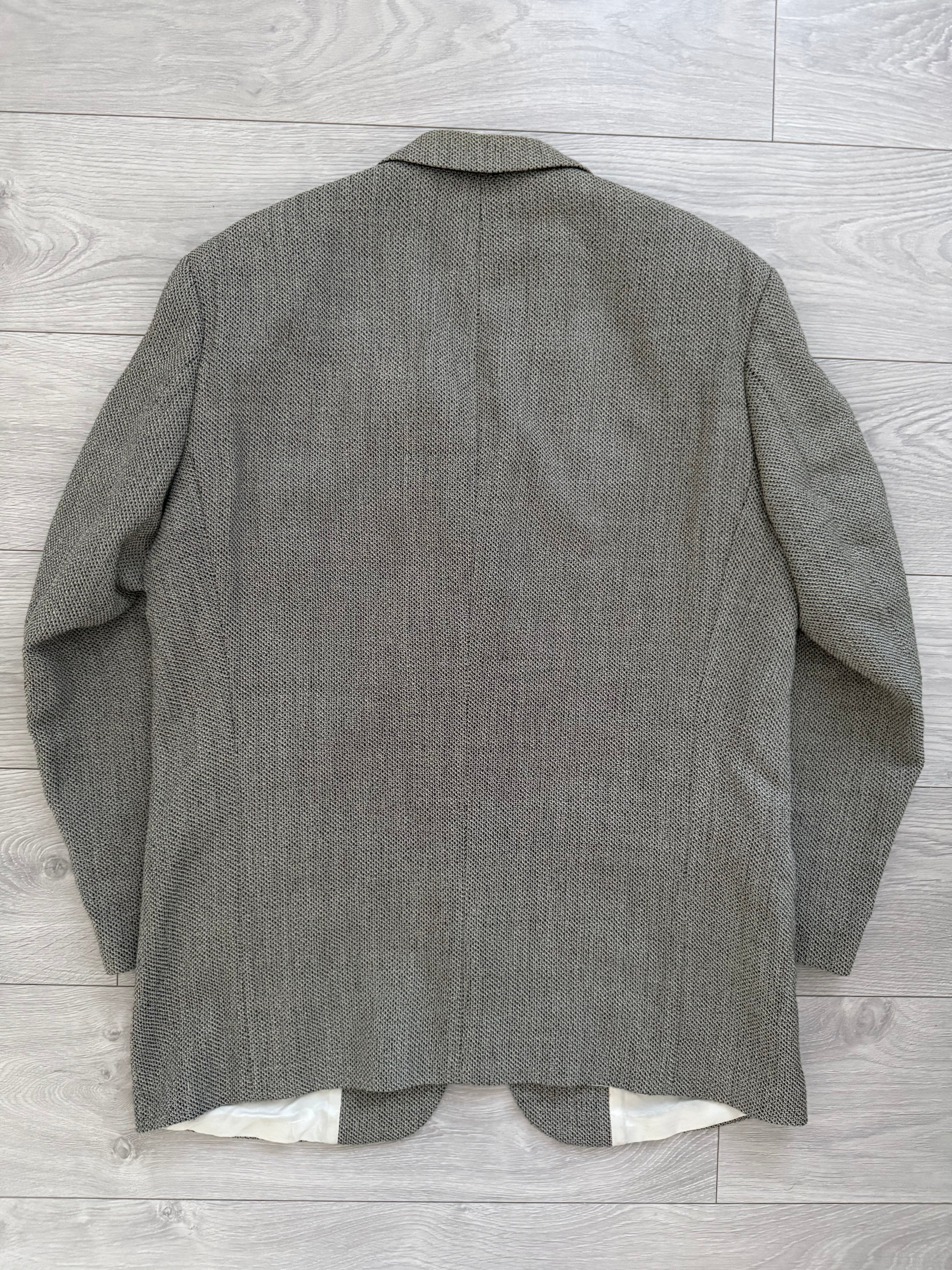 Hugo Boss 1990s 3B 'Mars' Textured Wool Sport Jacket Blazer - Size XXL