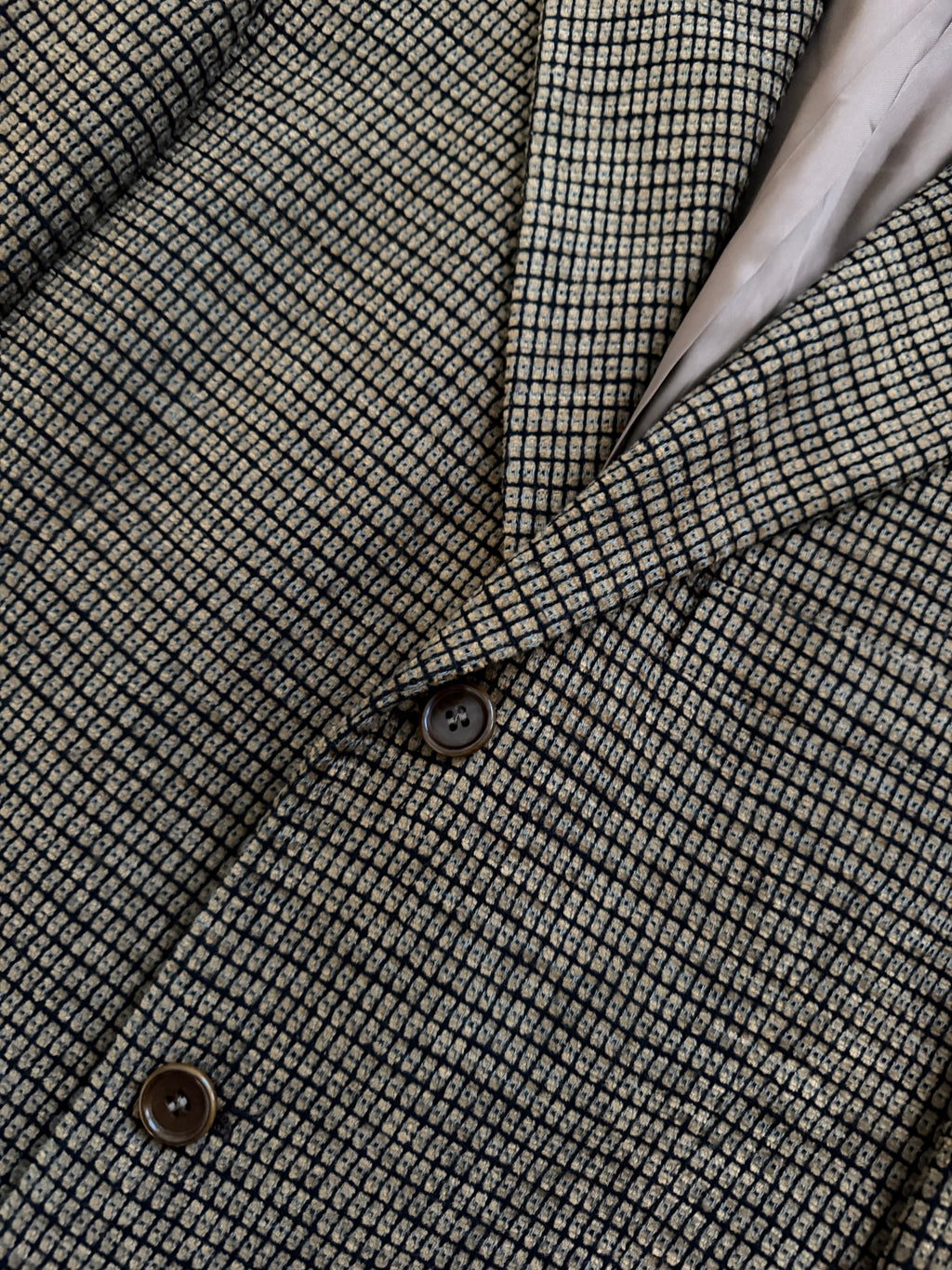 Hugo Boss 1980s 3B Textured Acrylic Wool Sport Jacket Blazer - Size M