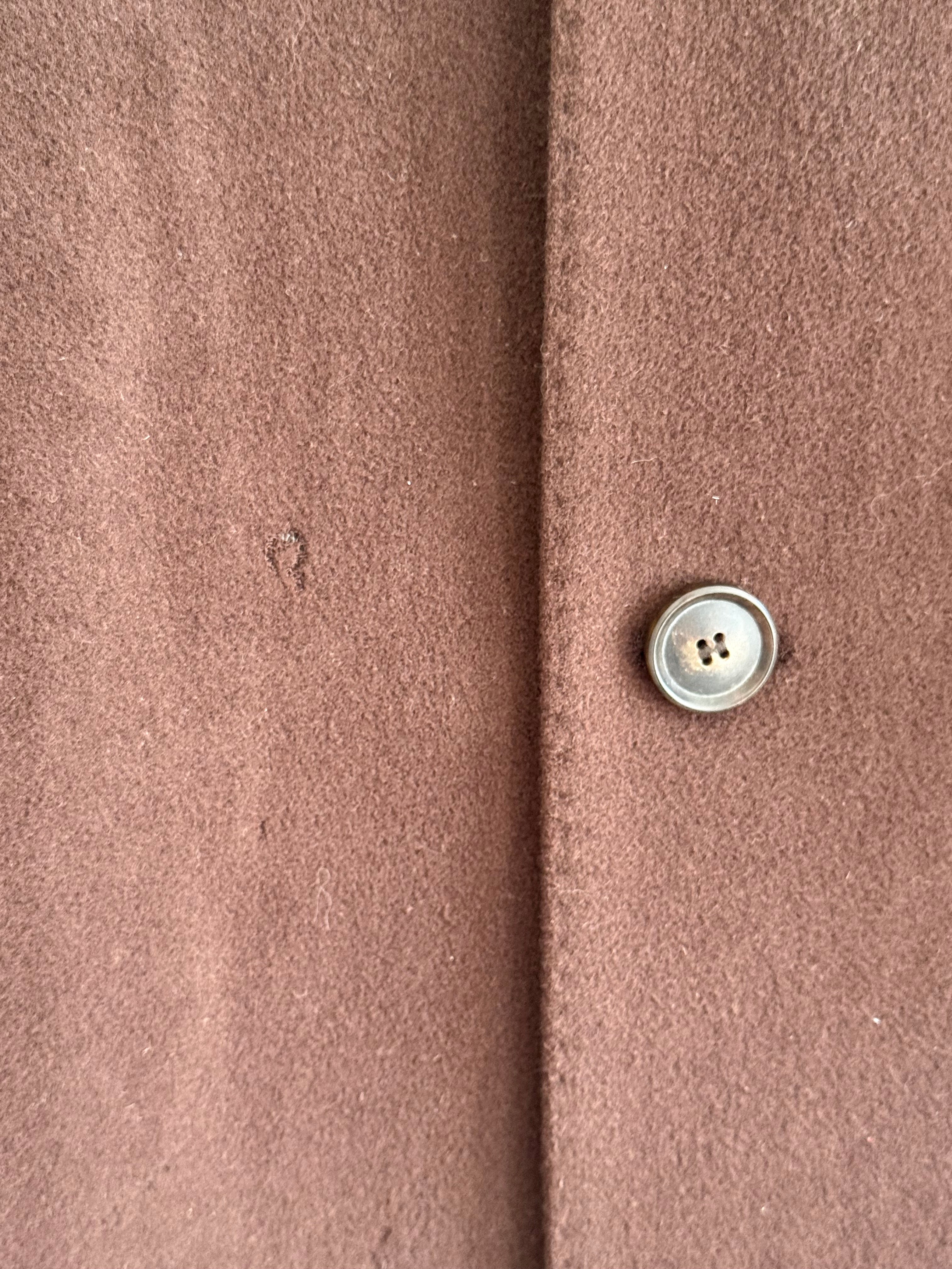 Hugo Boss 1990s 'Stratus' Wool Cashmere Coat - Size M