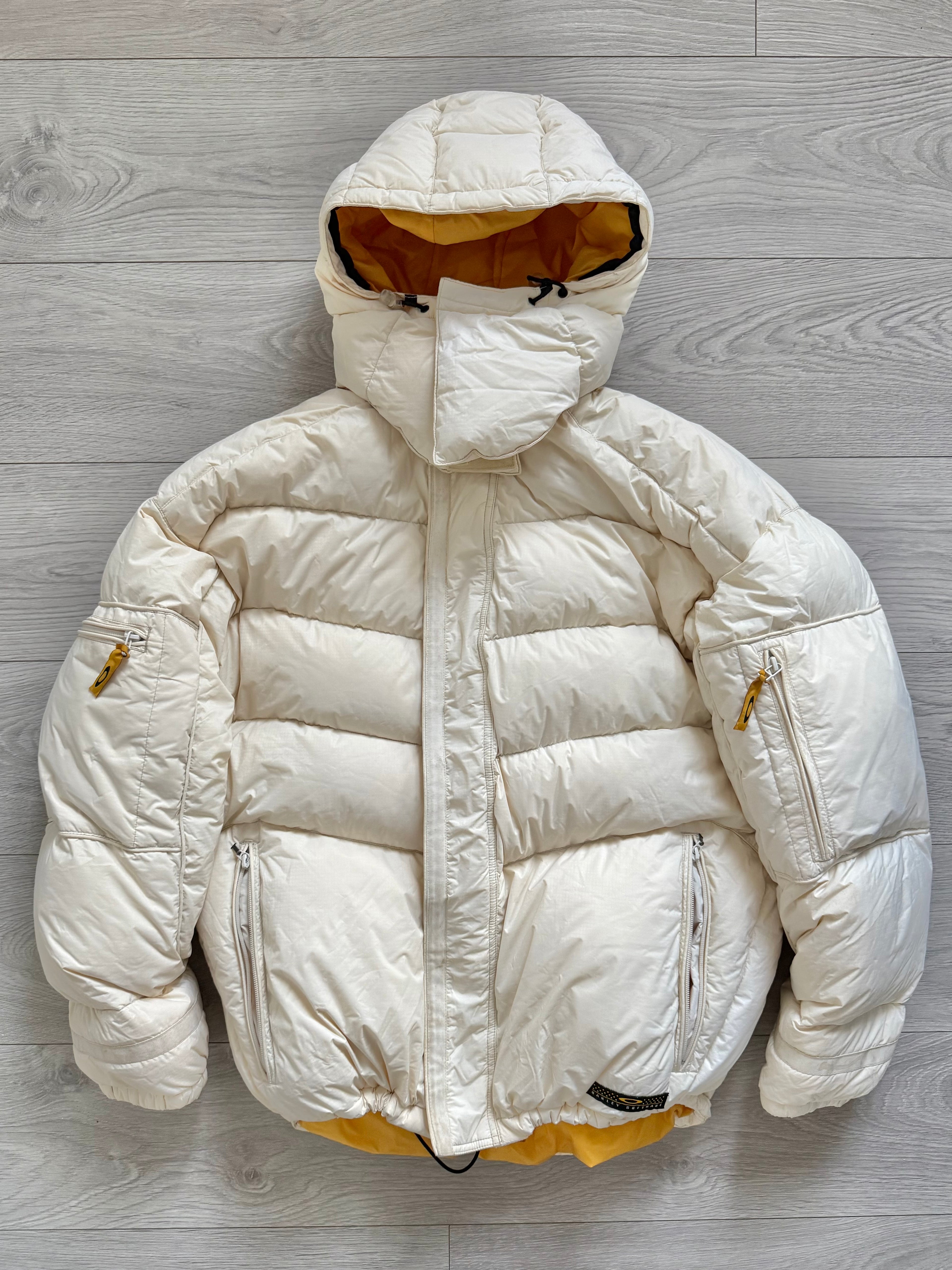 Oakley Software 2006 Technical White Down Puffer Jacket - Size L
