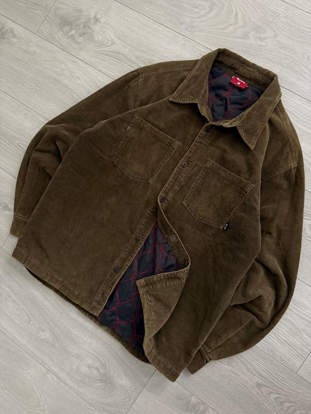 Oakley FW2004 Motion Logo Insulated Corduroy Shirt - Size M