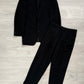 Giorgio Armani 1990s Black Wool Suit - M Jacket / 32" Waist