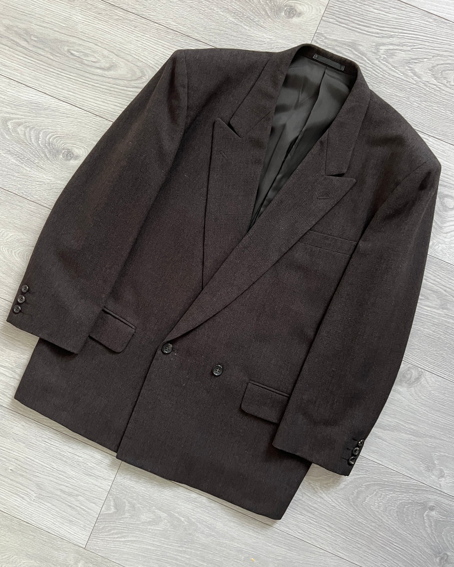 Comme Des Garcons Homme AW1988 Wool Pleated Suit - Size M Jacket / 30" Waist Trousers