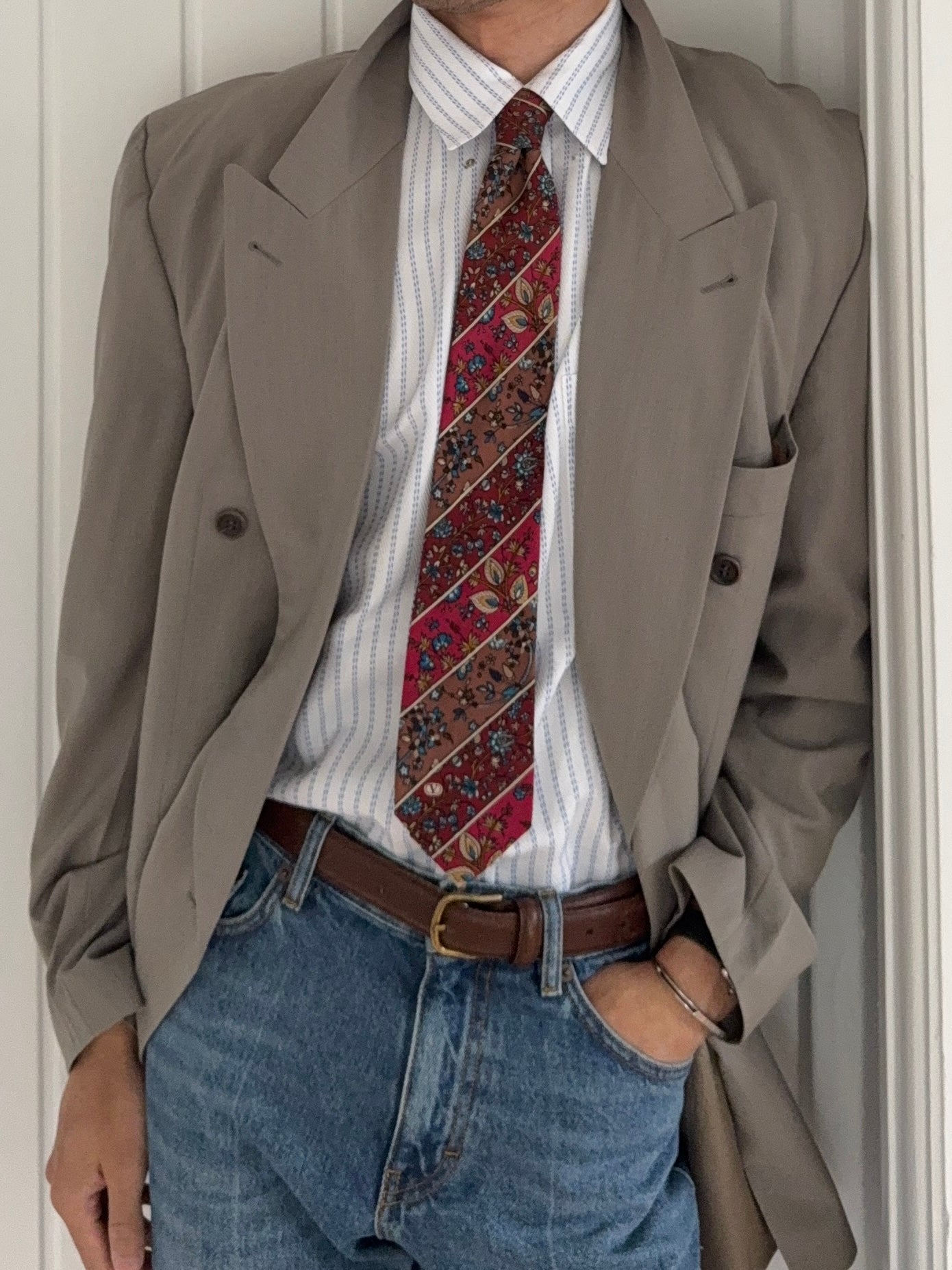 Valentino 1990s Silk Tie
