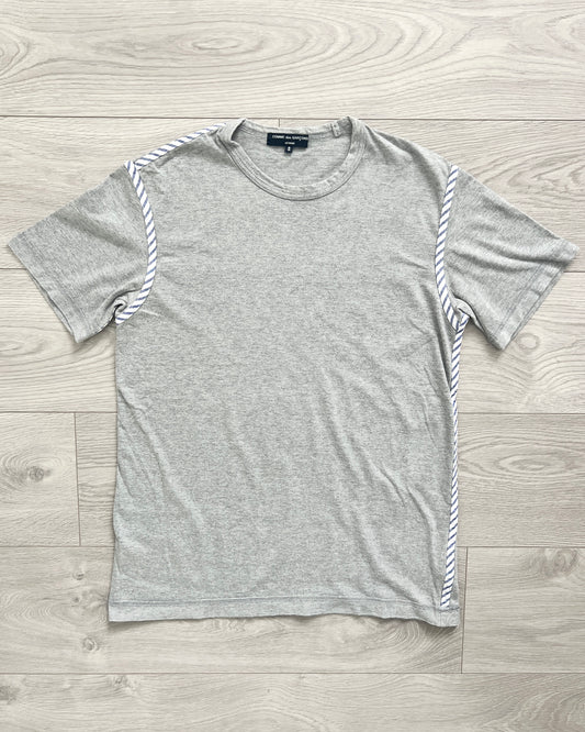 Comme Des Garcons Homme 2008 Striped Trim T-Shirt - Size S