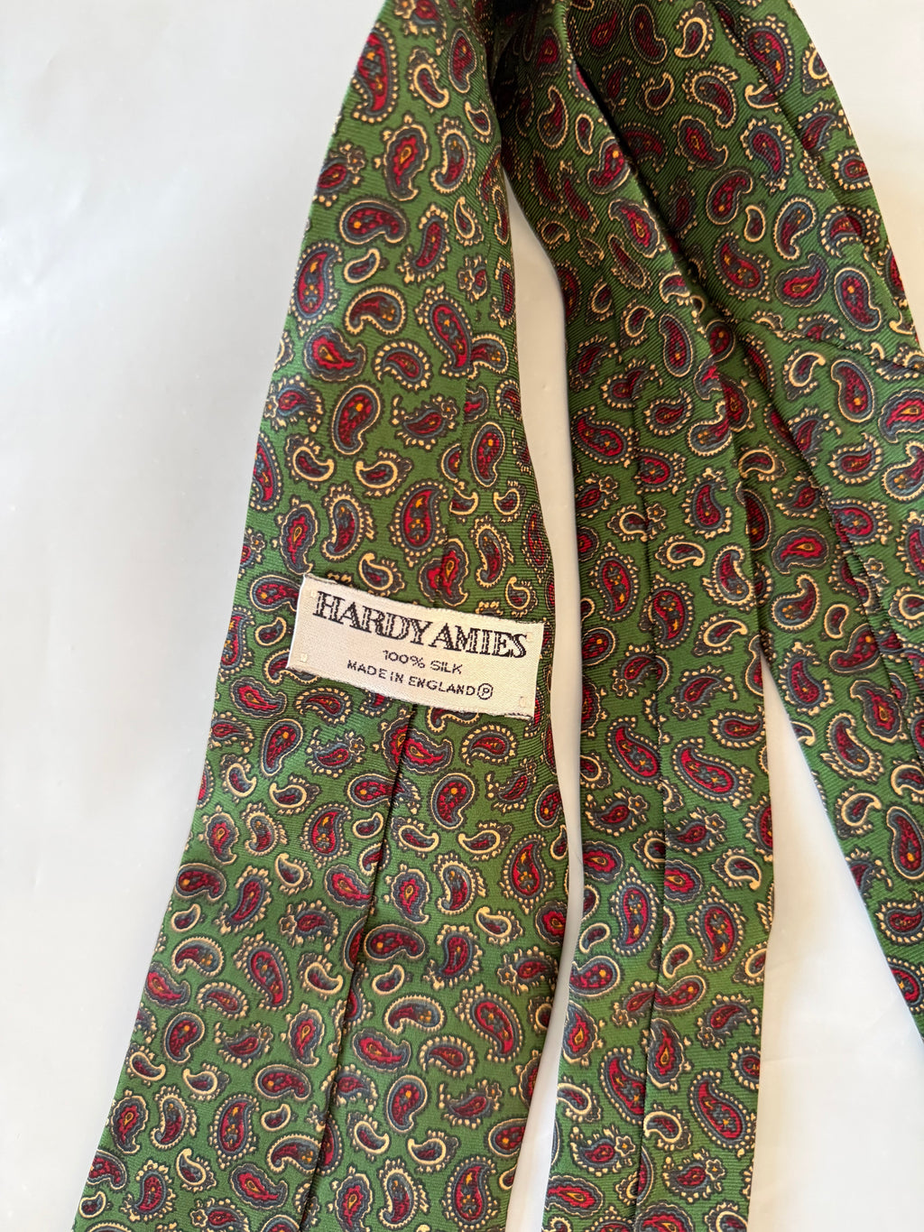 Hardy Aimes 1990s Silk Tie