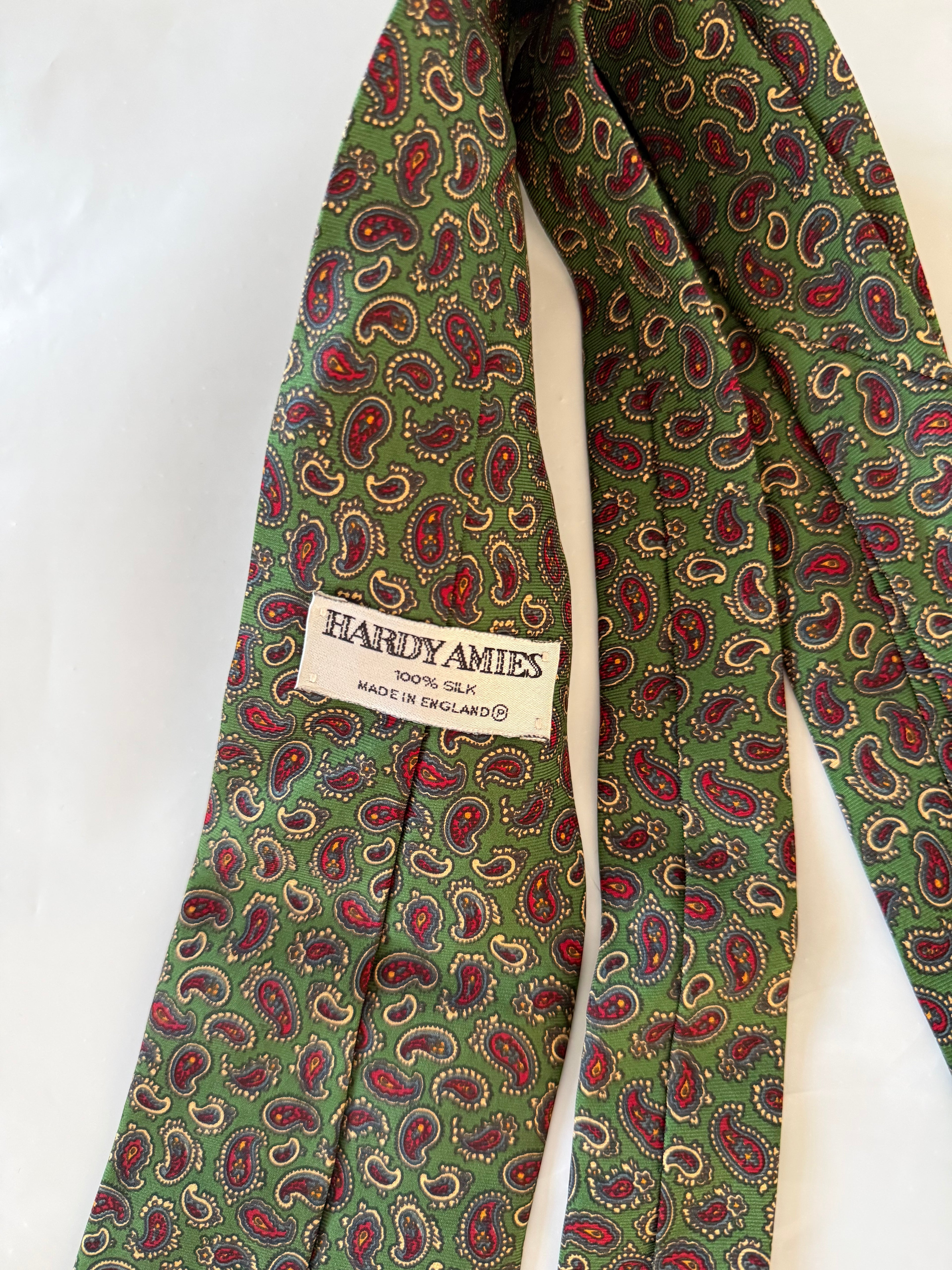 Hardy Aimes 1990s Silk Tie