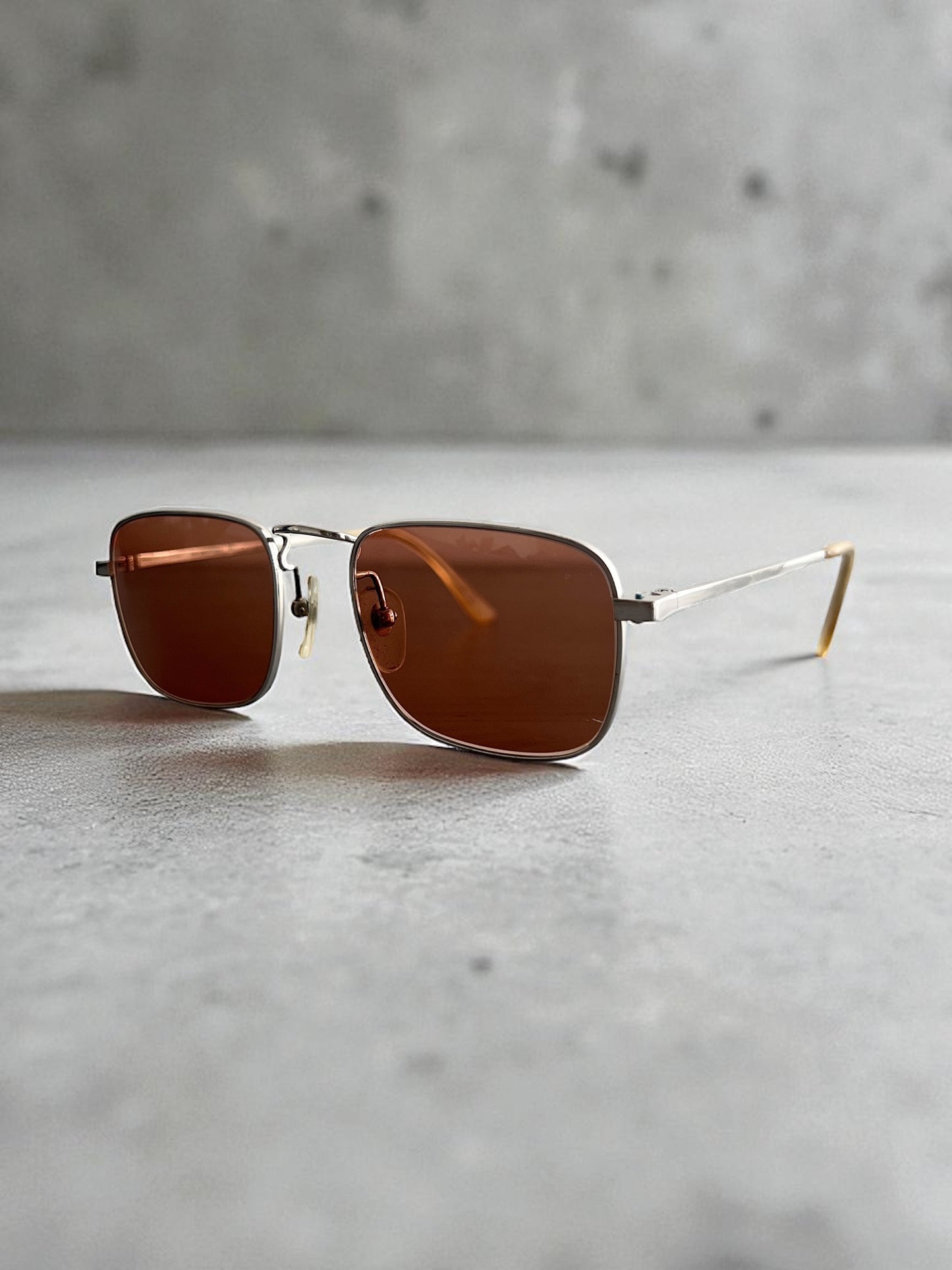 Helmut Lang 1999 Titanium Metal Sunglasses
