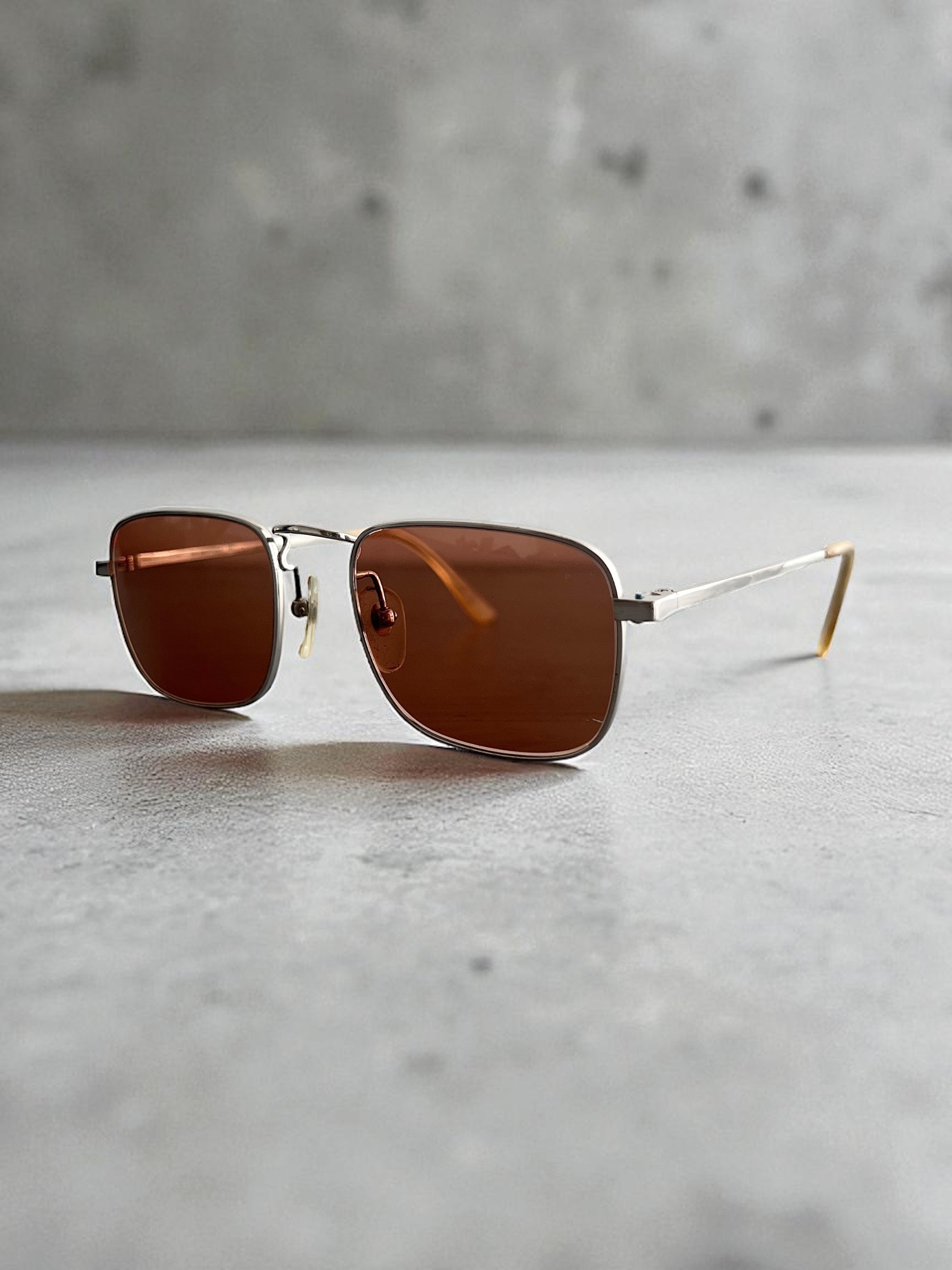 Helmut Lang 1999 Titanium Metal Sunglasses