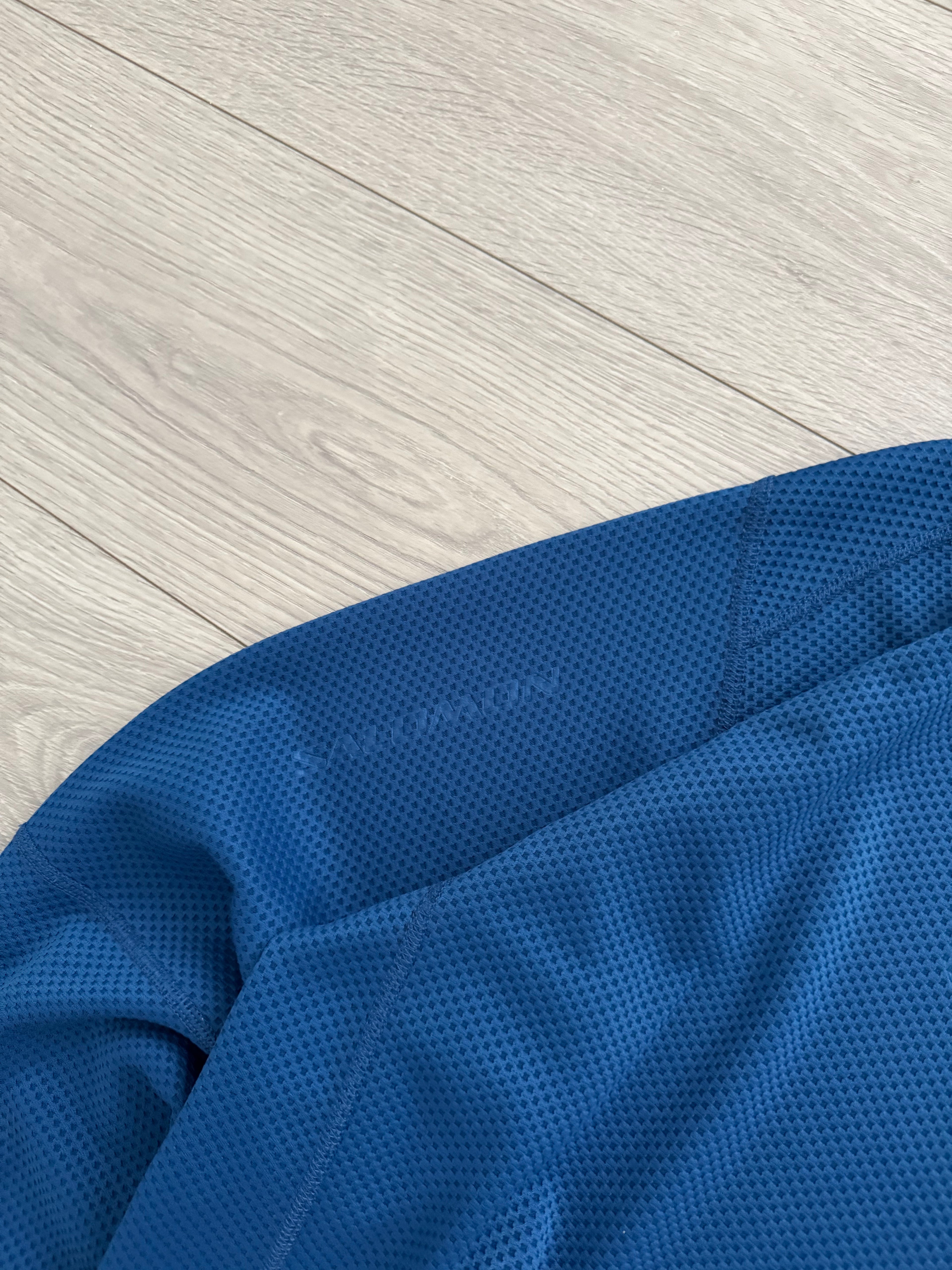 Salomon 00s Moto Mesh Blue Technical Long Sleeve - Size L
