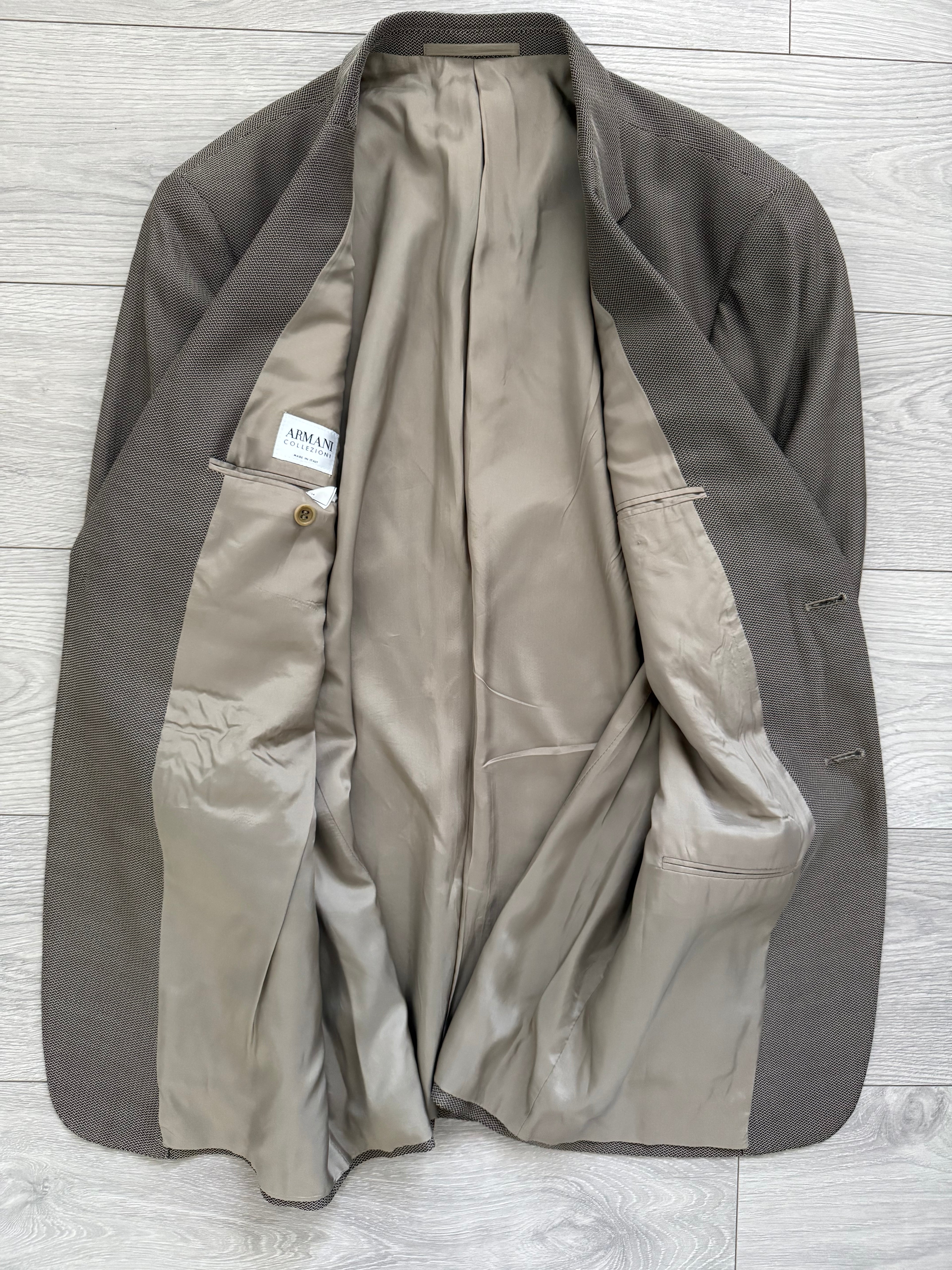 Armani 1990s 2B Textured Sports Jacket Blazer - Size XL