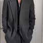 Giorgio Armani 1990s Double-Breasted Pleated Wool Suit - Size M Jacket / 32" Waist