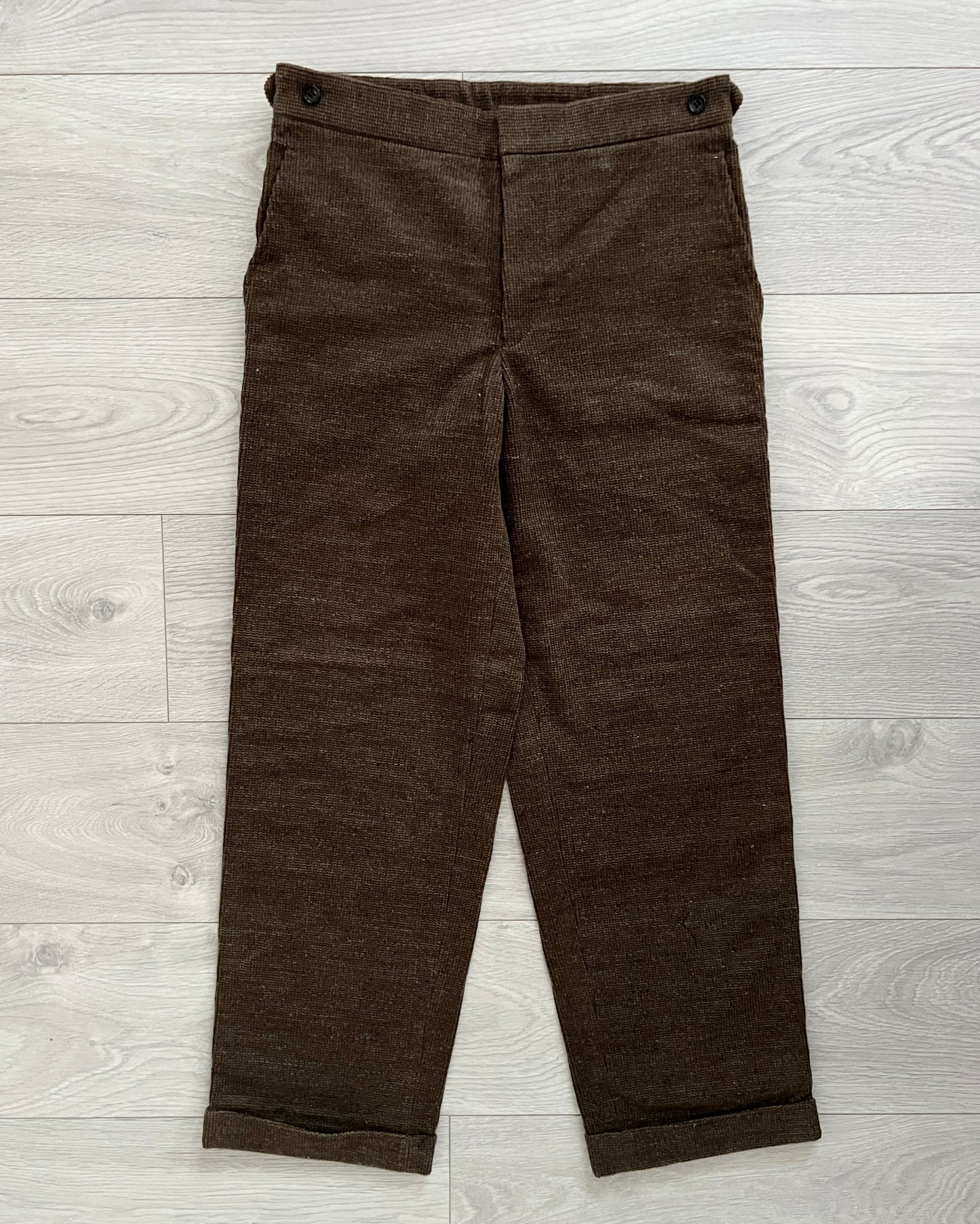 Comme Des Garcons Homme Plus 1990s Sample Wool Trousers - Size 30