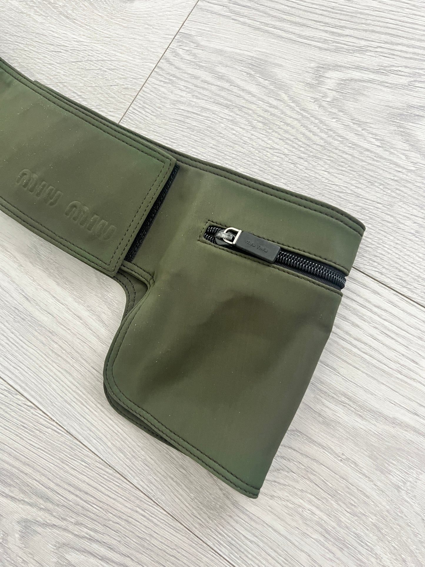 Miu Miu FW1999 Tech Fabric Cummerbund Waist Bag