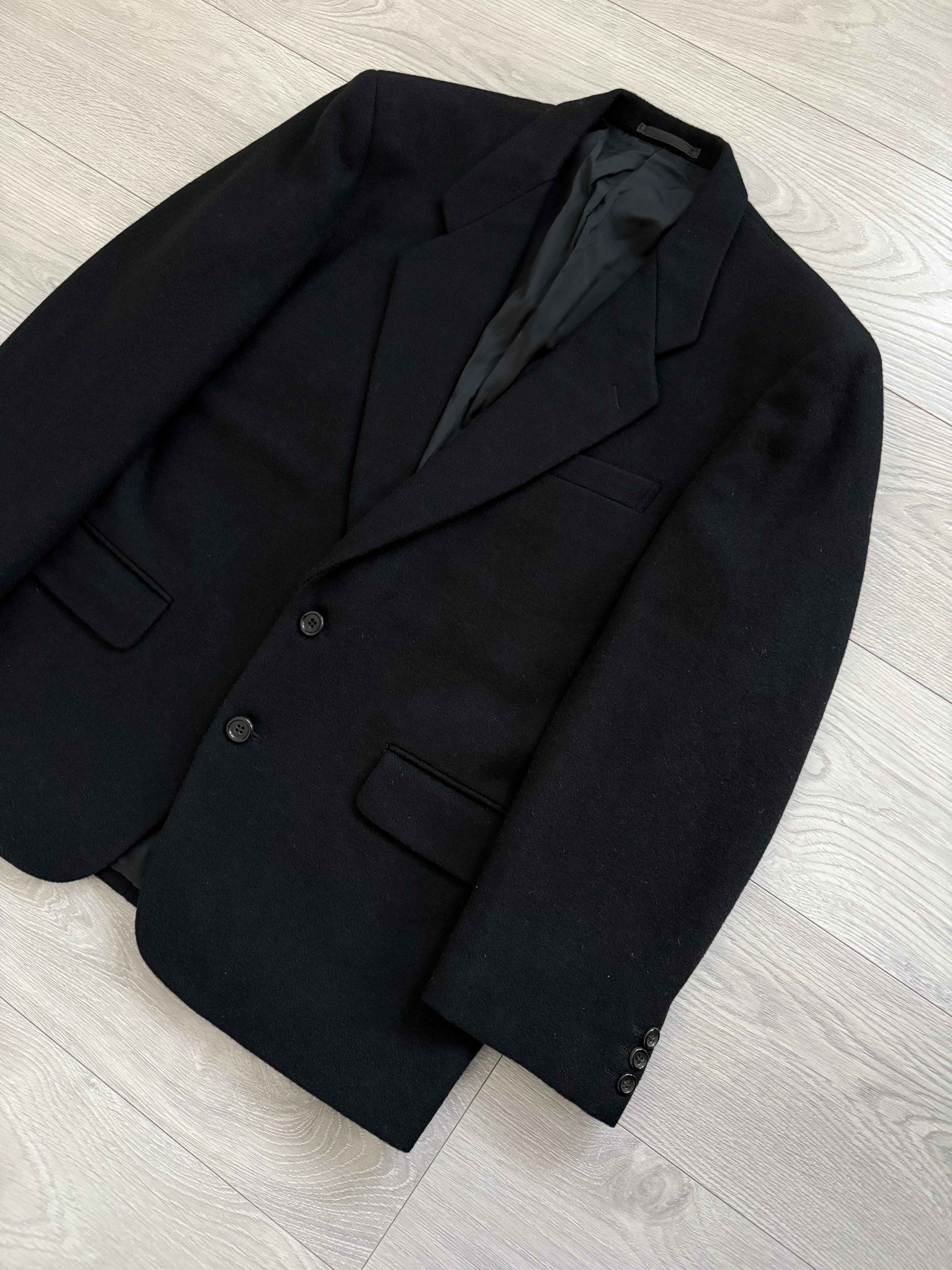 Comme Des Garcons Homme 1980s Triple Pleat Melton Wool Suit - M Jacket / 32" Waist