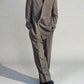 Armani 1990s Double Breasted Draped Pleated Wool Suit - Size XXL Jacket / 38" Waist