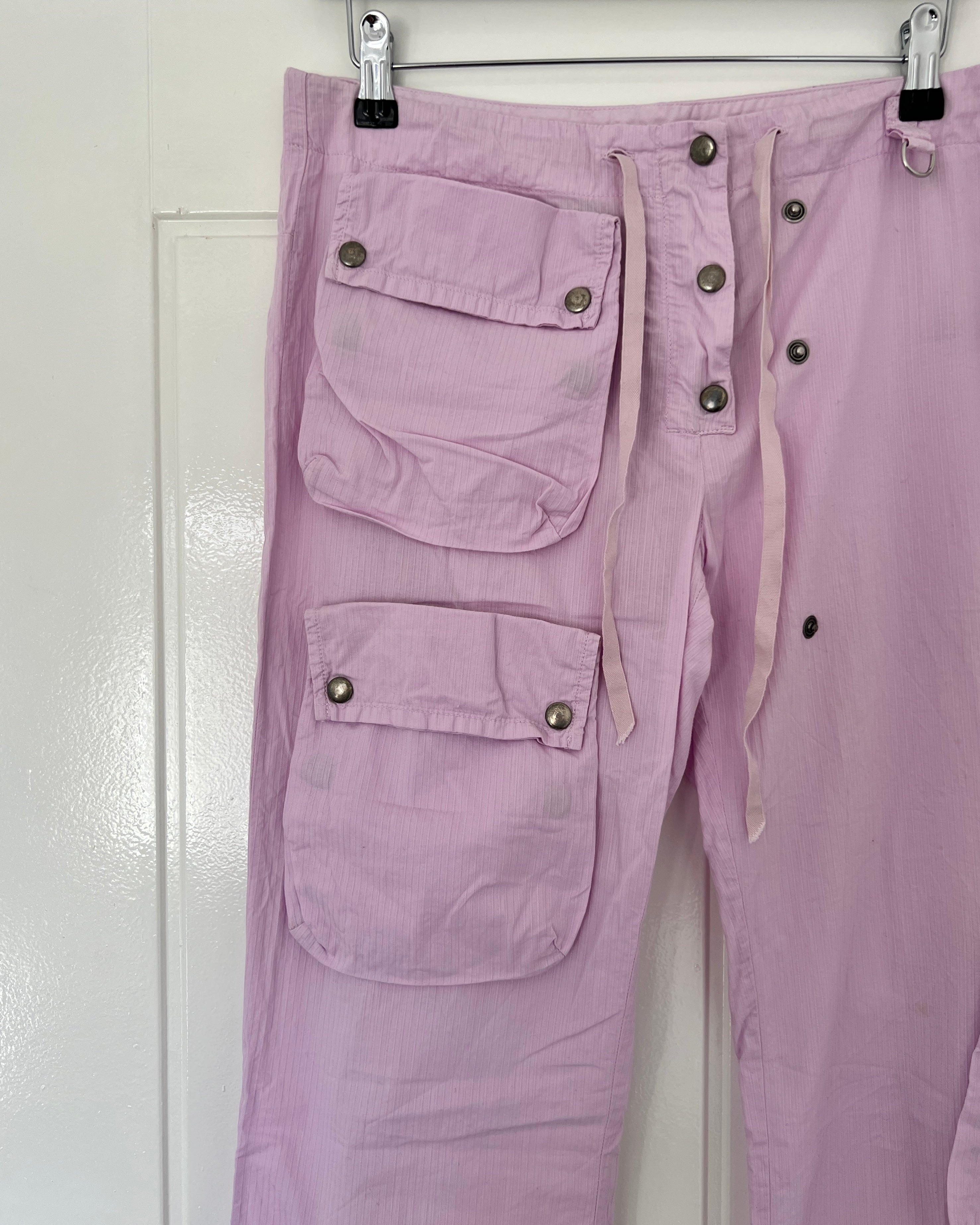 Maison Martin Margiela SS2006 Adjustable Snap Cargo Pocket Pants - Size 32