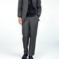Armani 1990s Pleated Herringbone Wool Suit - S Jacket / 28" Waist