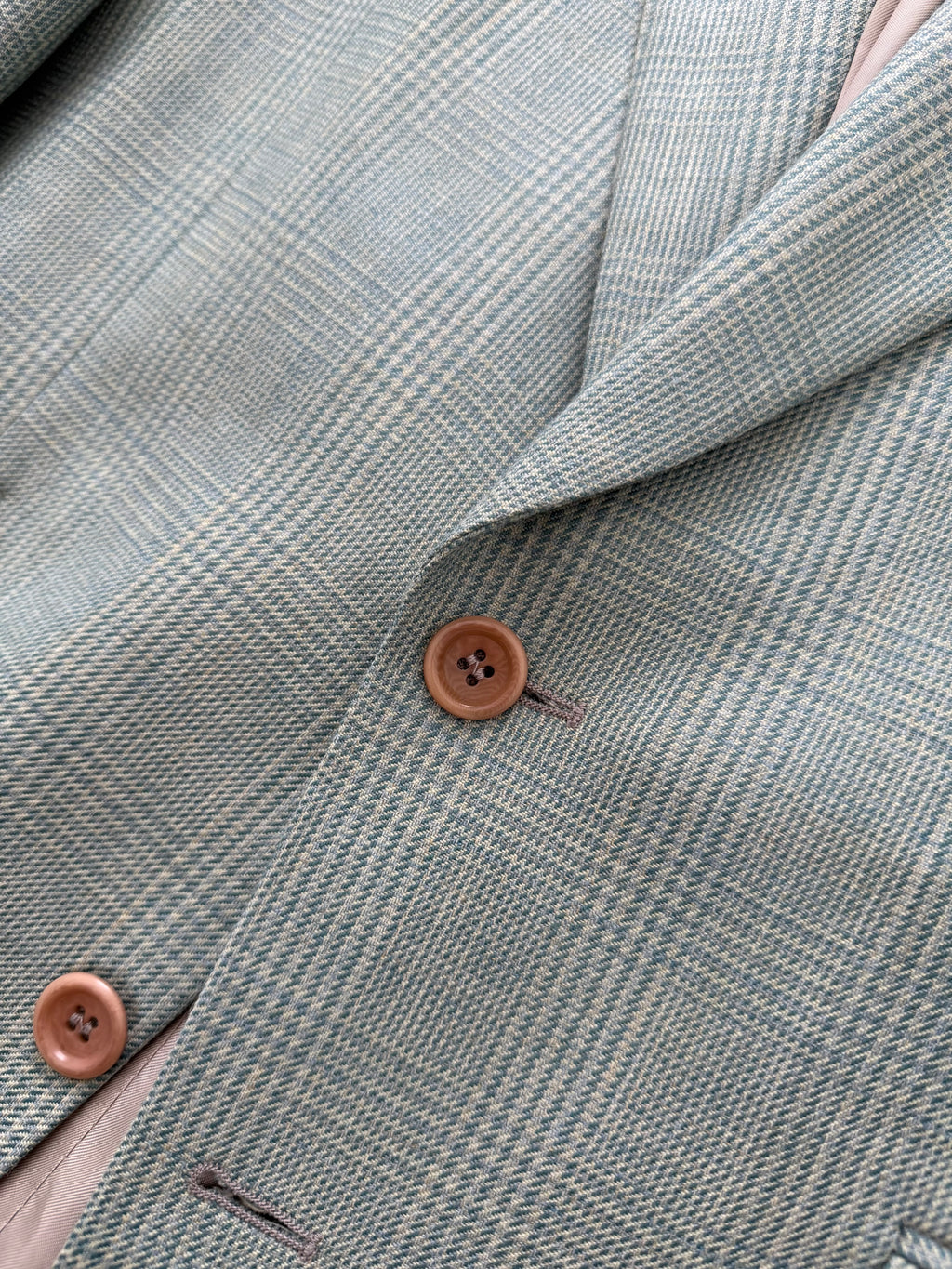 Hugo Boss 1980s 2B Teal Green Wool Sports Blazer Jacket - Size S