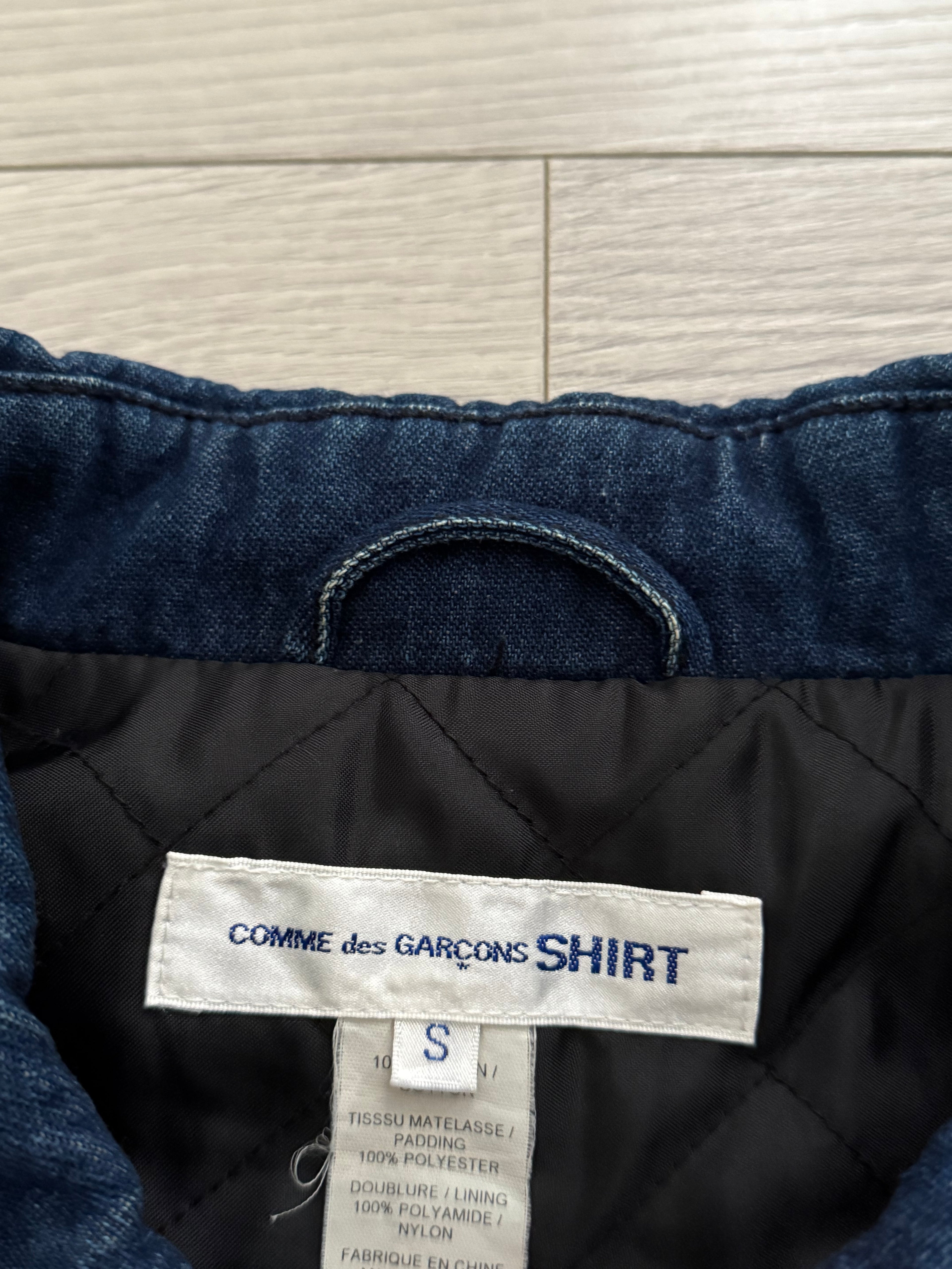 Comme Des Garcons SHIRT 2008 Padded Denim Jacket - Size S