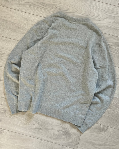 Salomon Early 00s Graphic Grey Crewneck Sweater - Size M