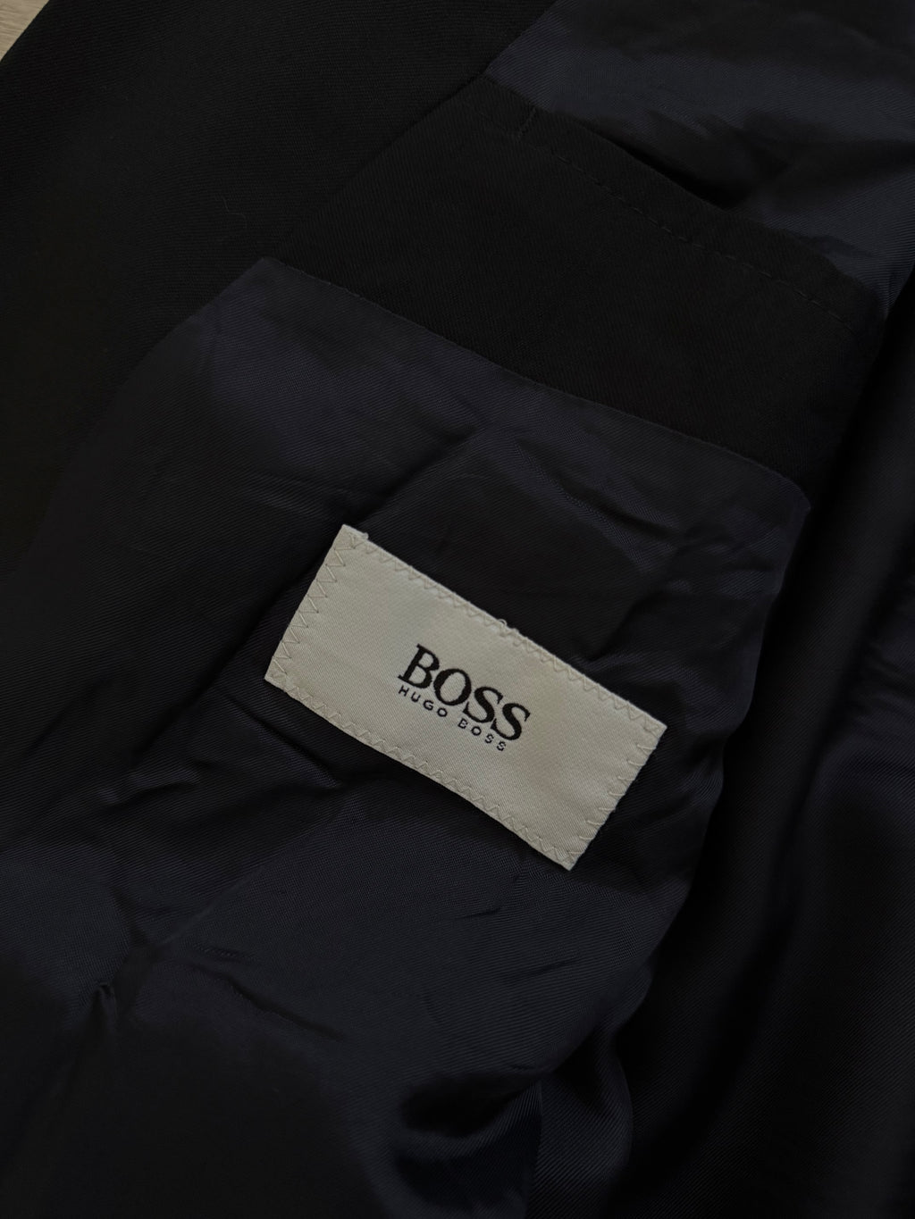 Hugo Boss 1980s Peaked Lapel Double Breasted Wool Sports Blazer Jacket - Size XXL