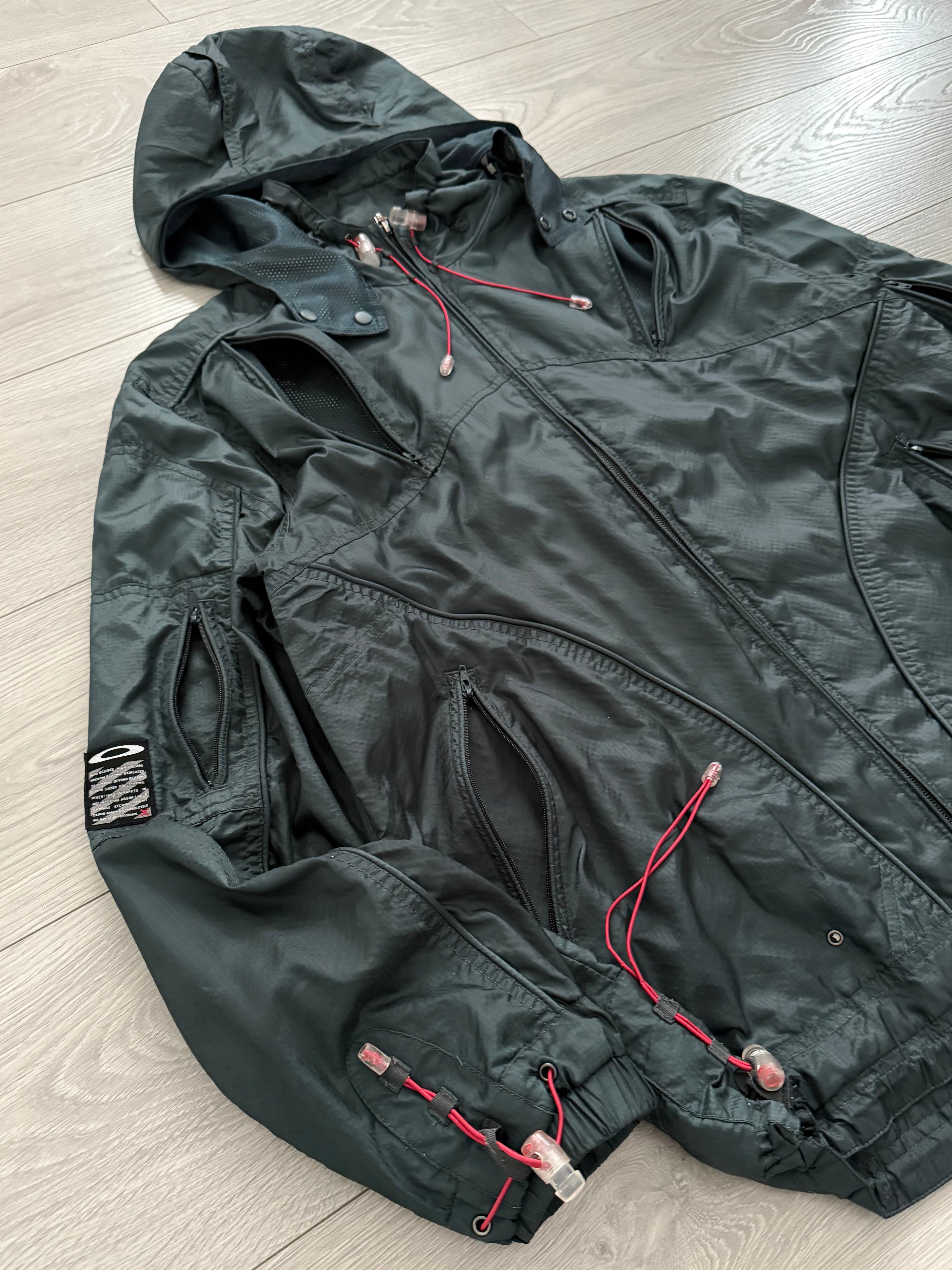 Oakley Software 00s 'Mad Science' Technical Toggled Waterproof Jacket - Size M